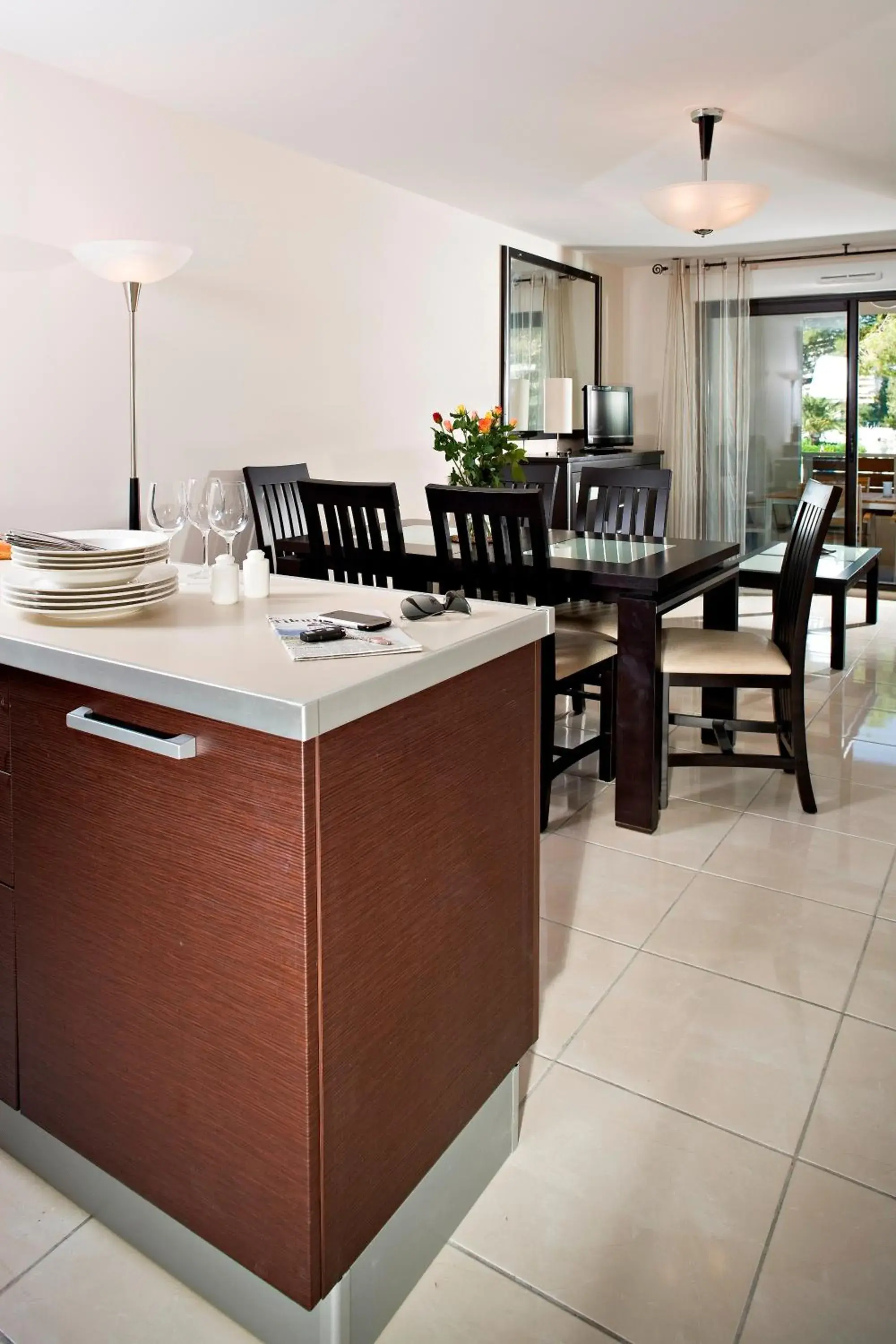 Dining area in Vacancéole - Résidence Carré Marine Dining area in Vacancéole - Résidence Carré Marine