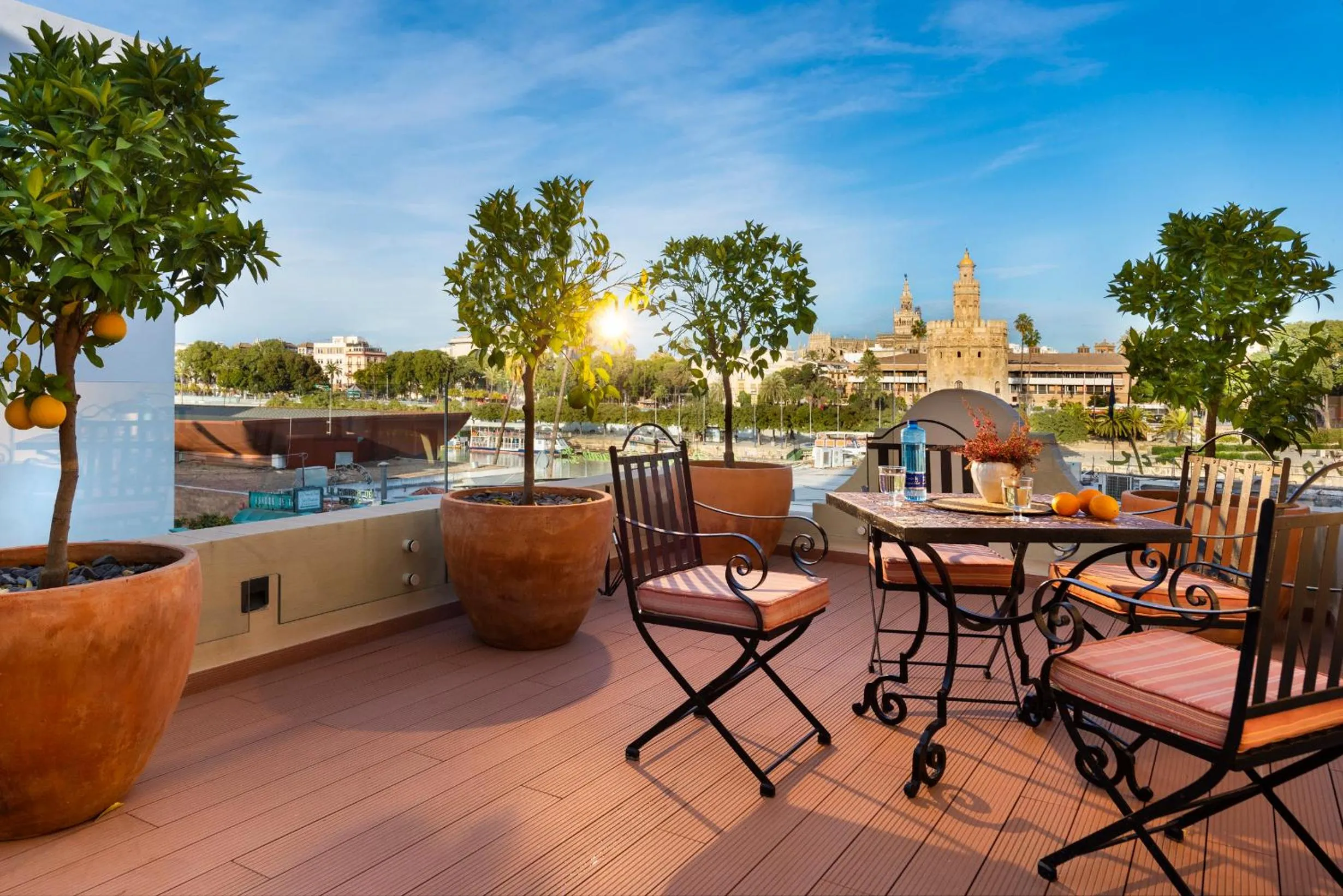 Balcony/Terrace in Casa de Triana Luxury Suites by Casa del Poeta