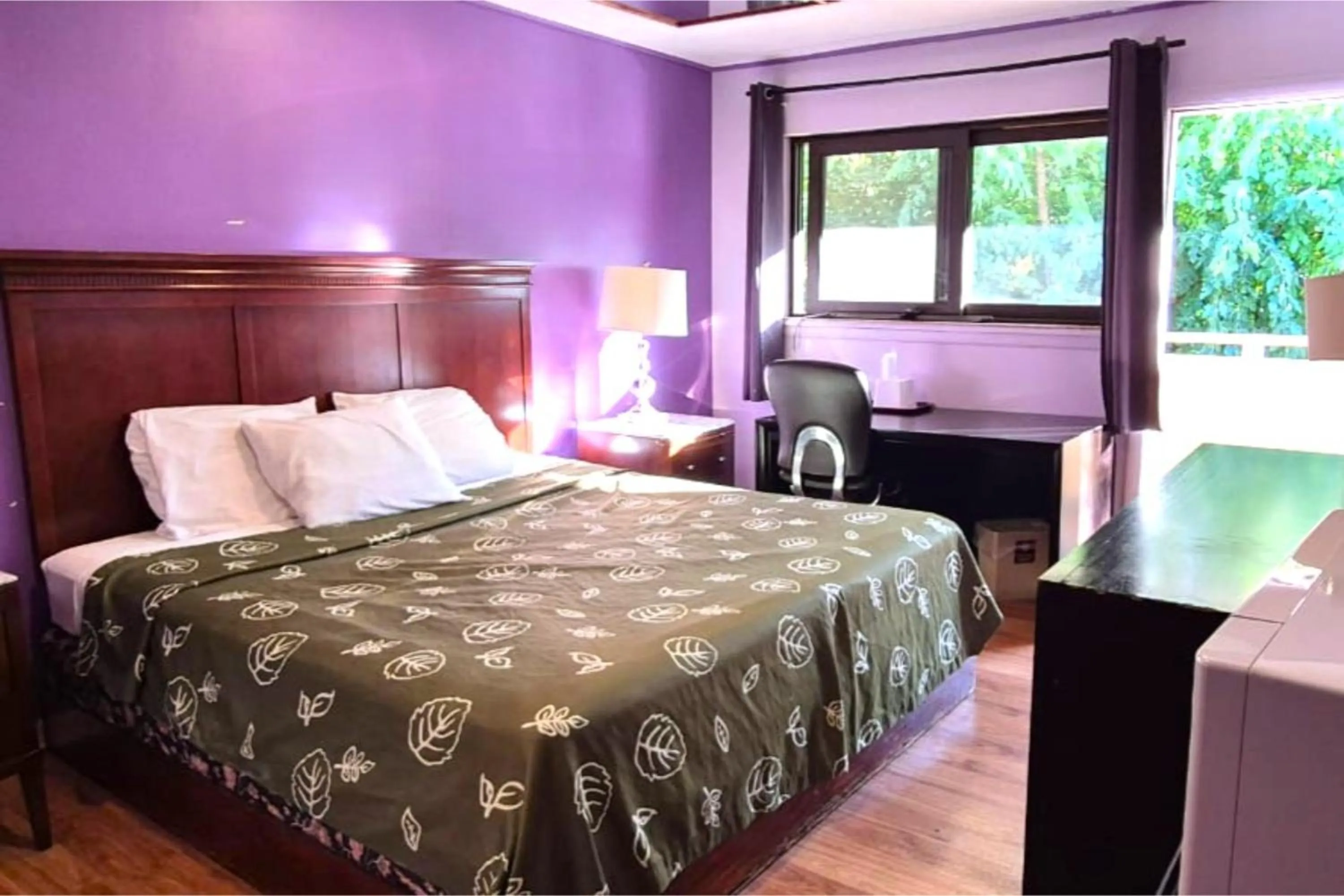 Bedroom, Bed in Motel Edgebrook Chicago North Shore By Oyo