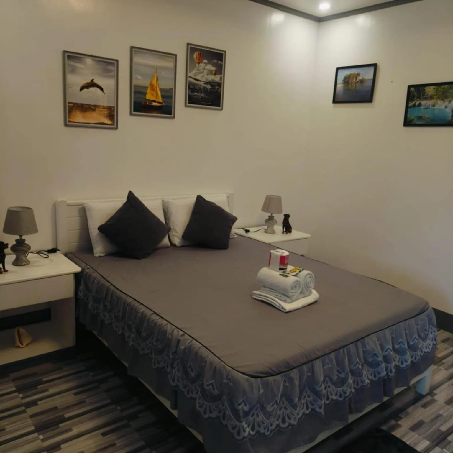 Bed in E&N Paradise Island Resort