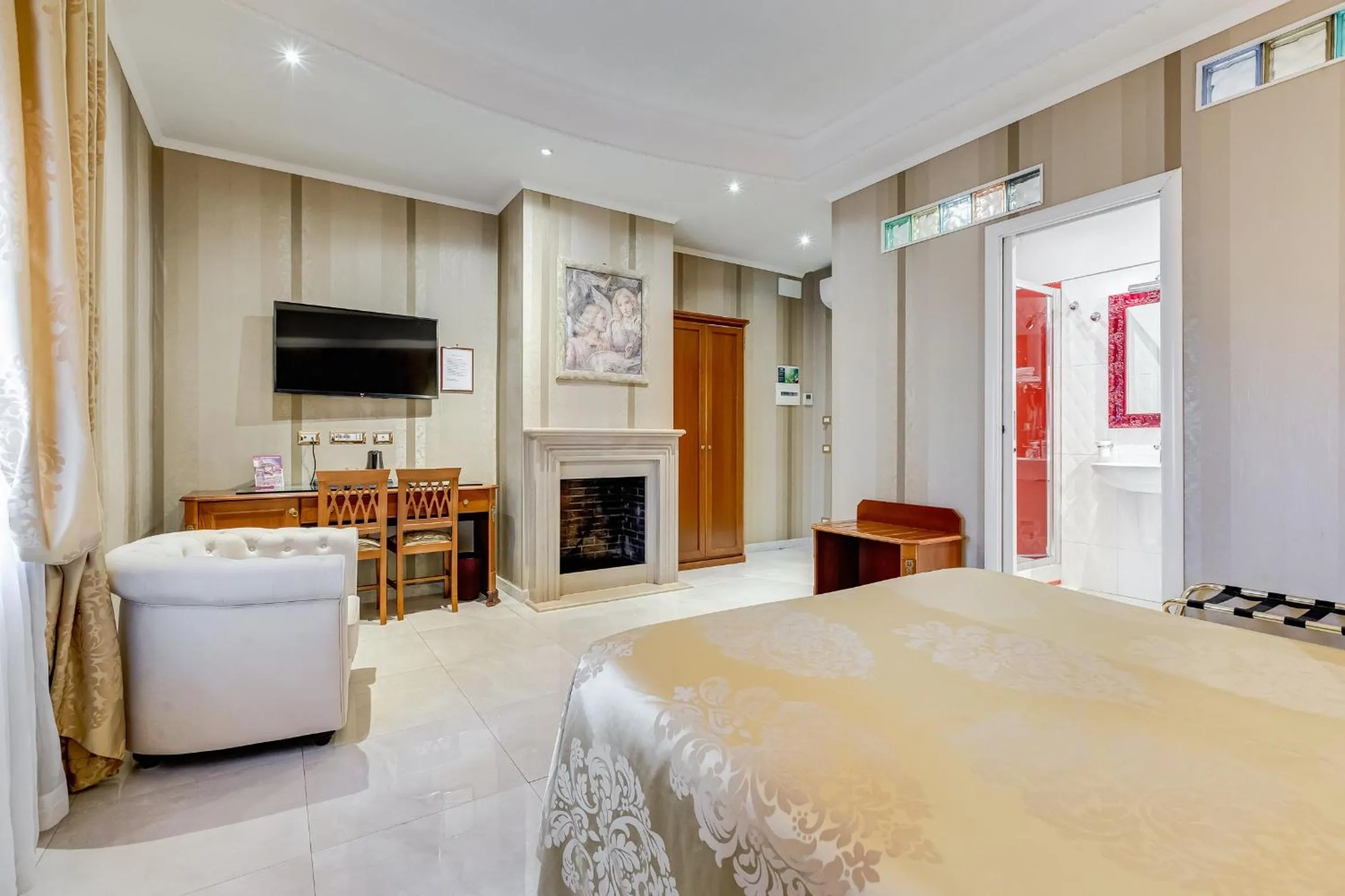 Bedroom, Bed in Navona Queen Rooftop