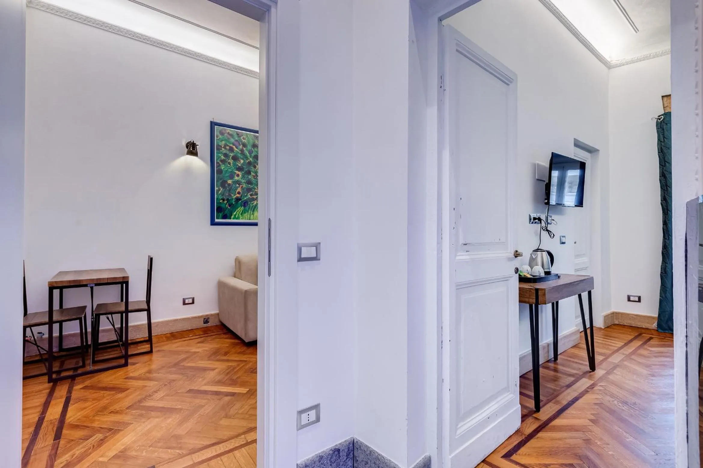 Living room, Bed in Navona Queen Rooftop