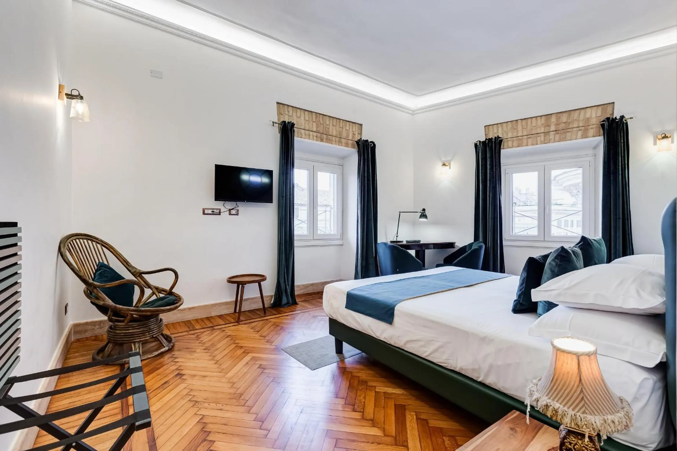 Bedroom, Bed in Navona Queen Rooftop