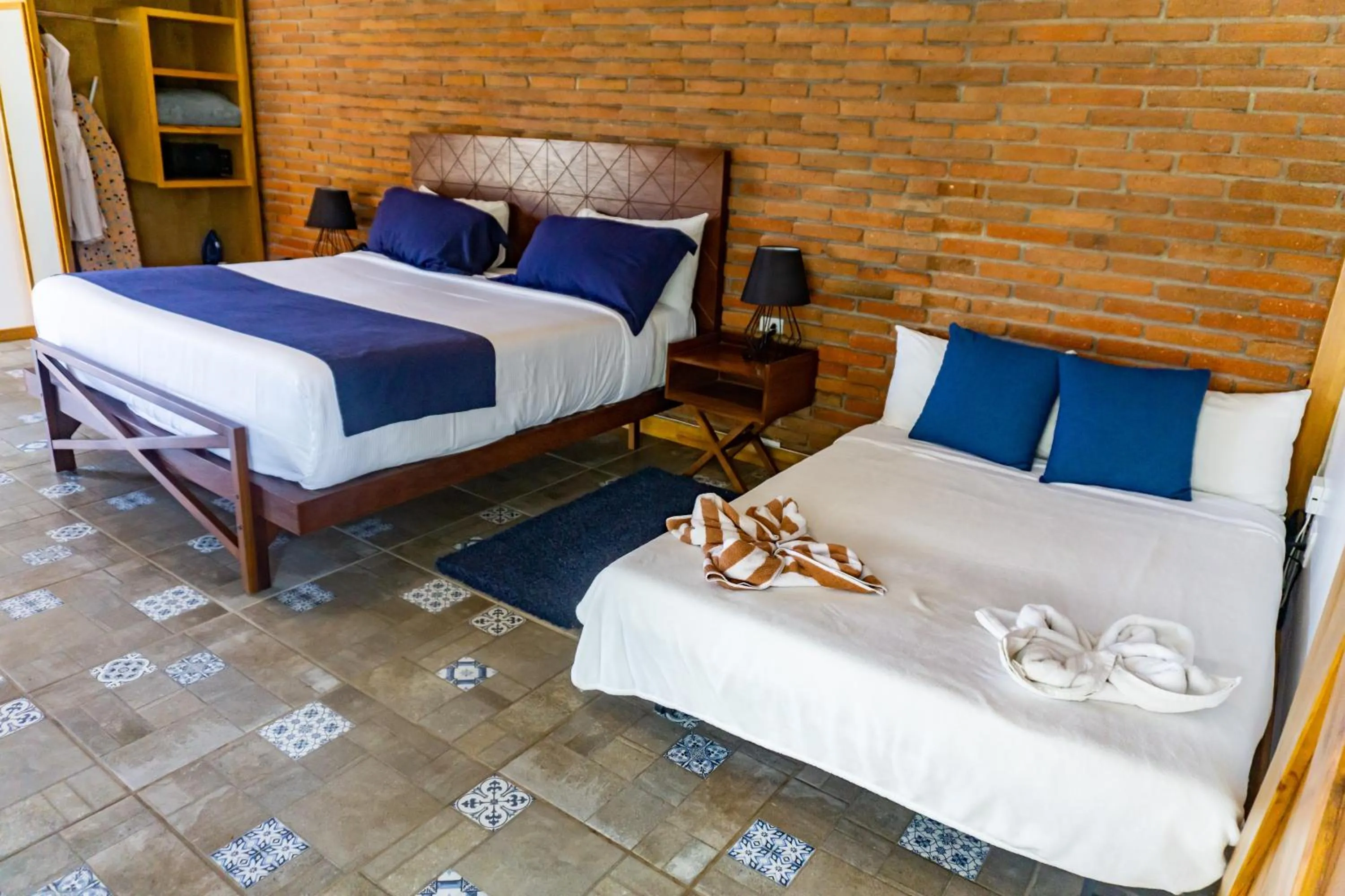 Bed in OJO AZUL RESORT