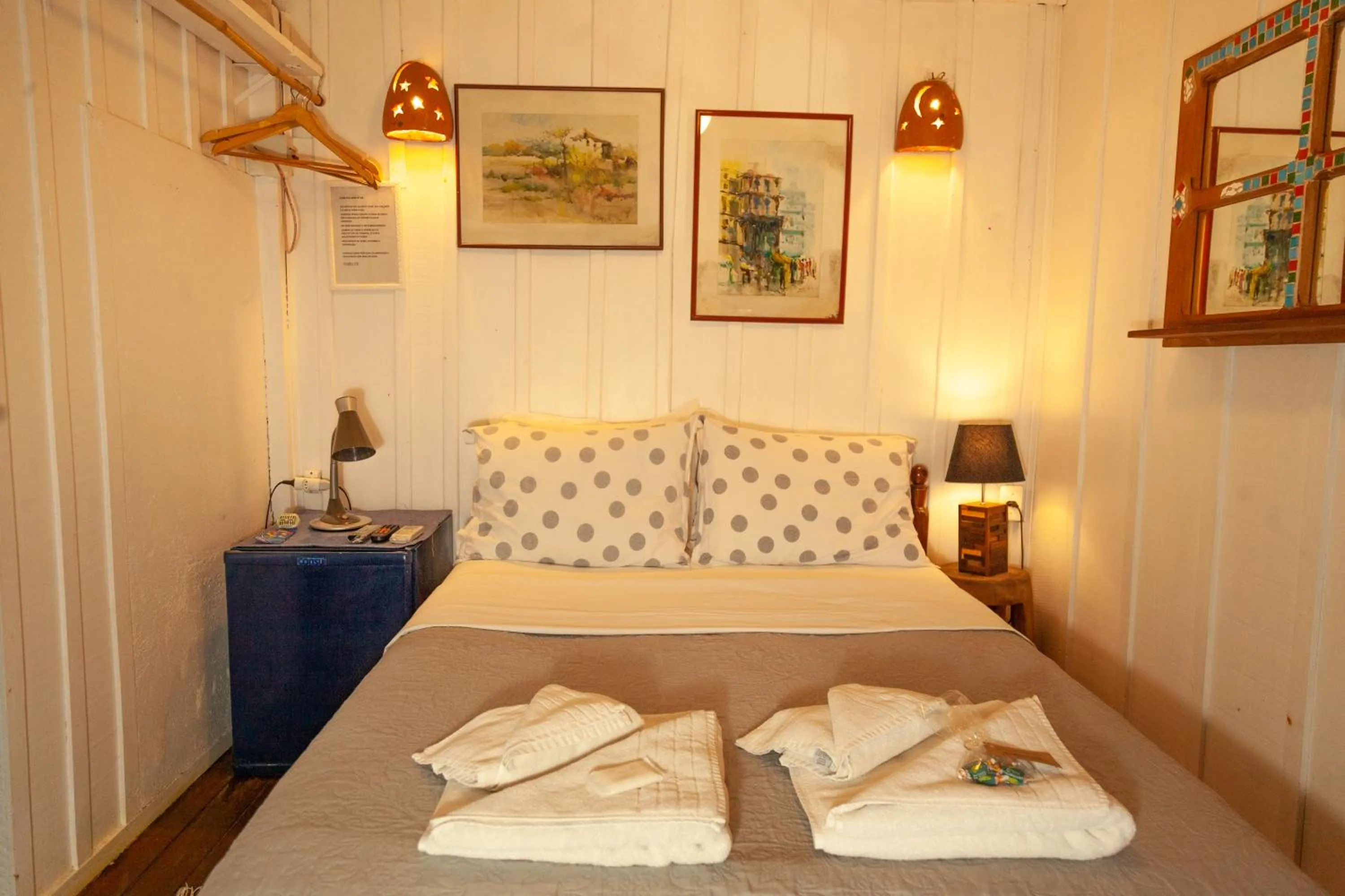 Bed in Pousada das Meninas