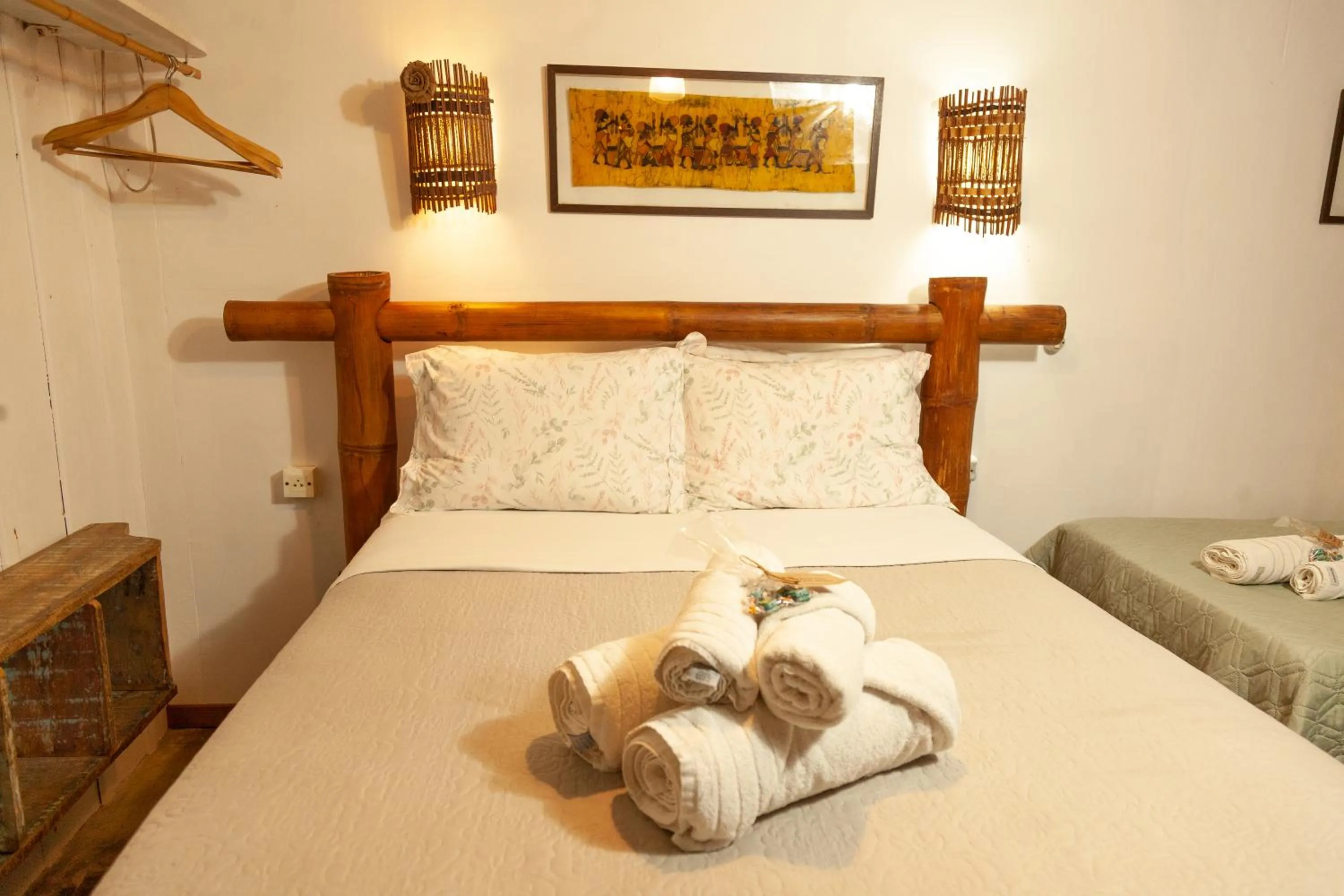 Bed in Pousada das Meninas