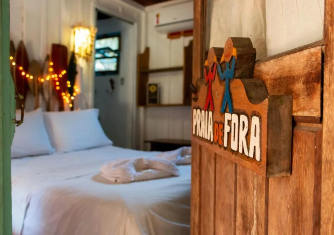 Bed in Pousada das Meninas