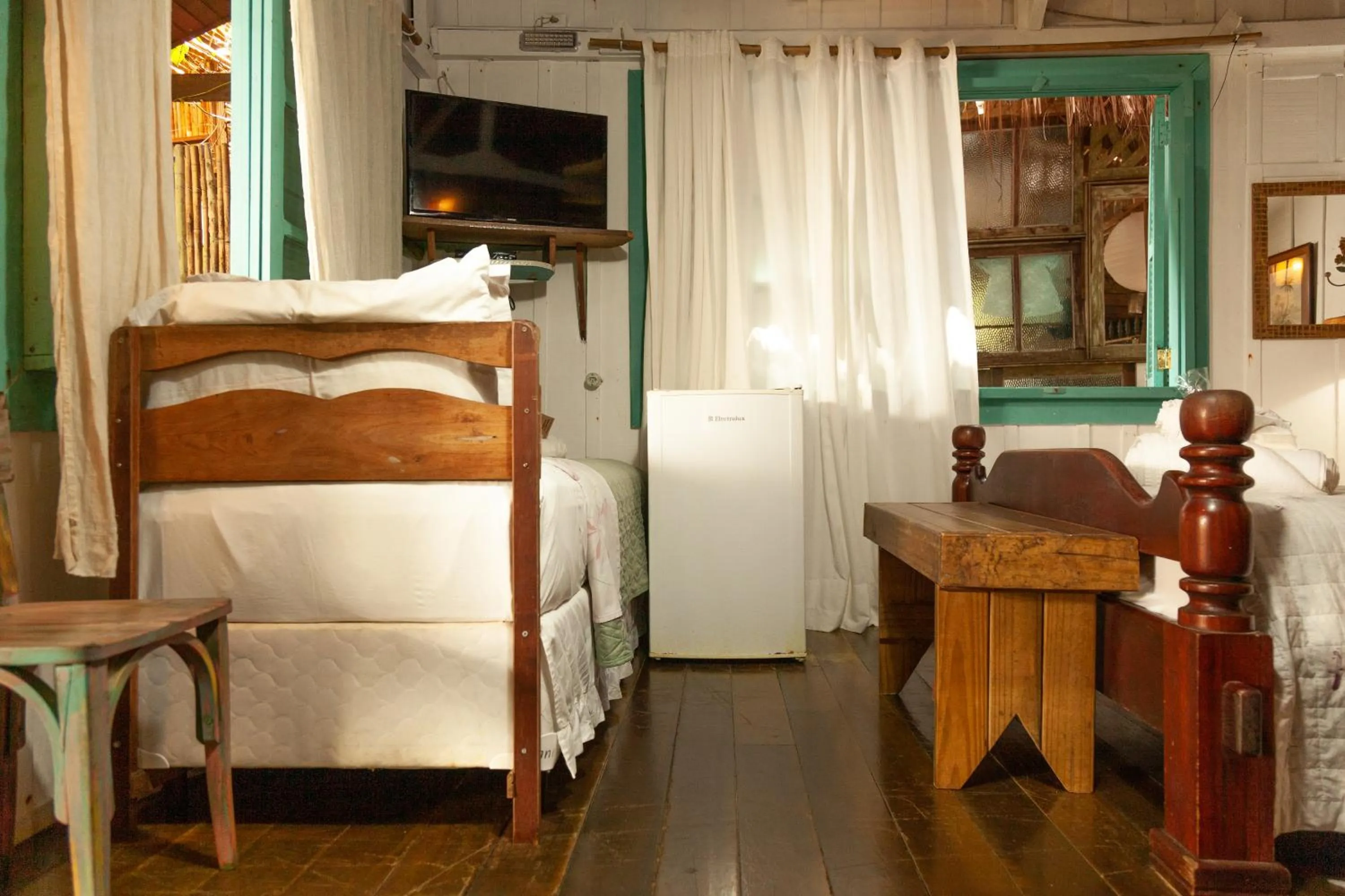 Bed in Pousada das Meninas