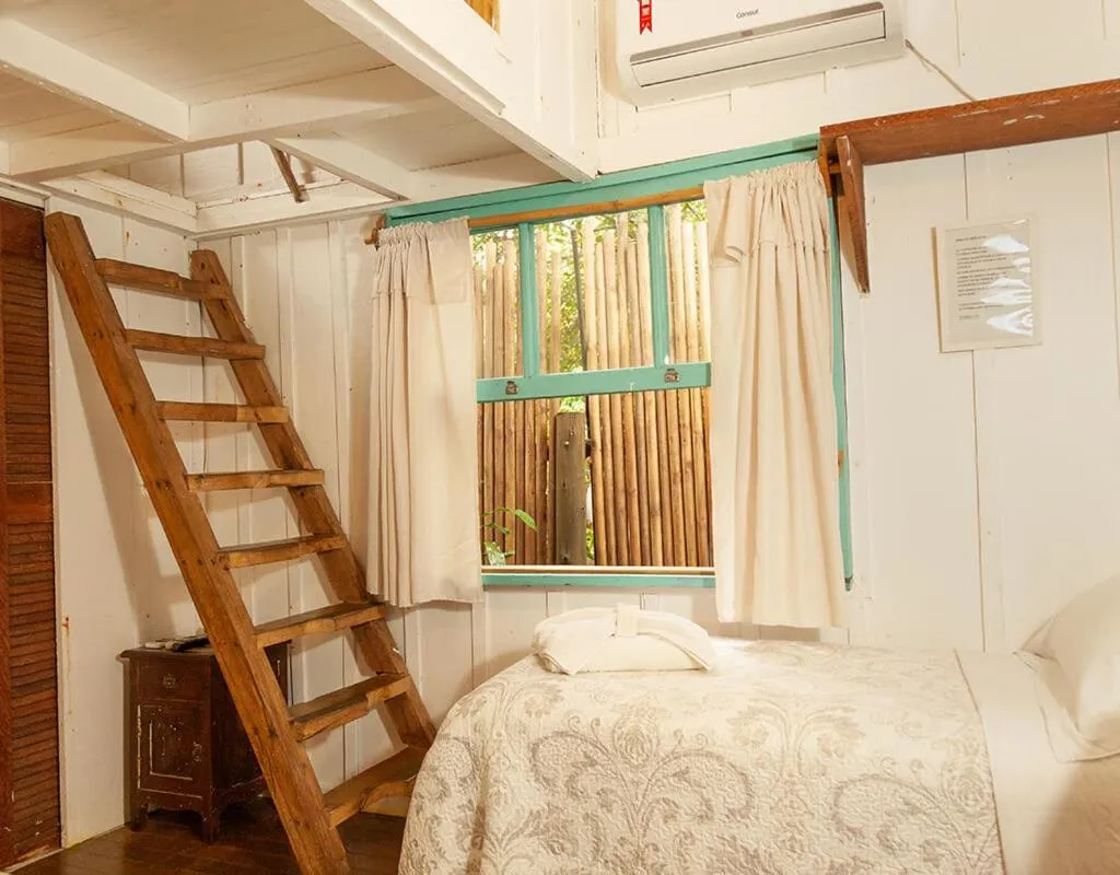 Bed in Pousada das Meninas