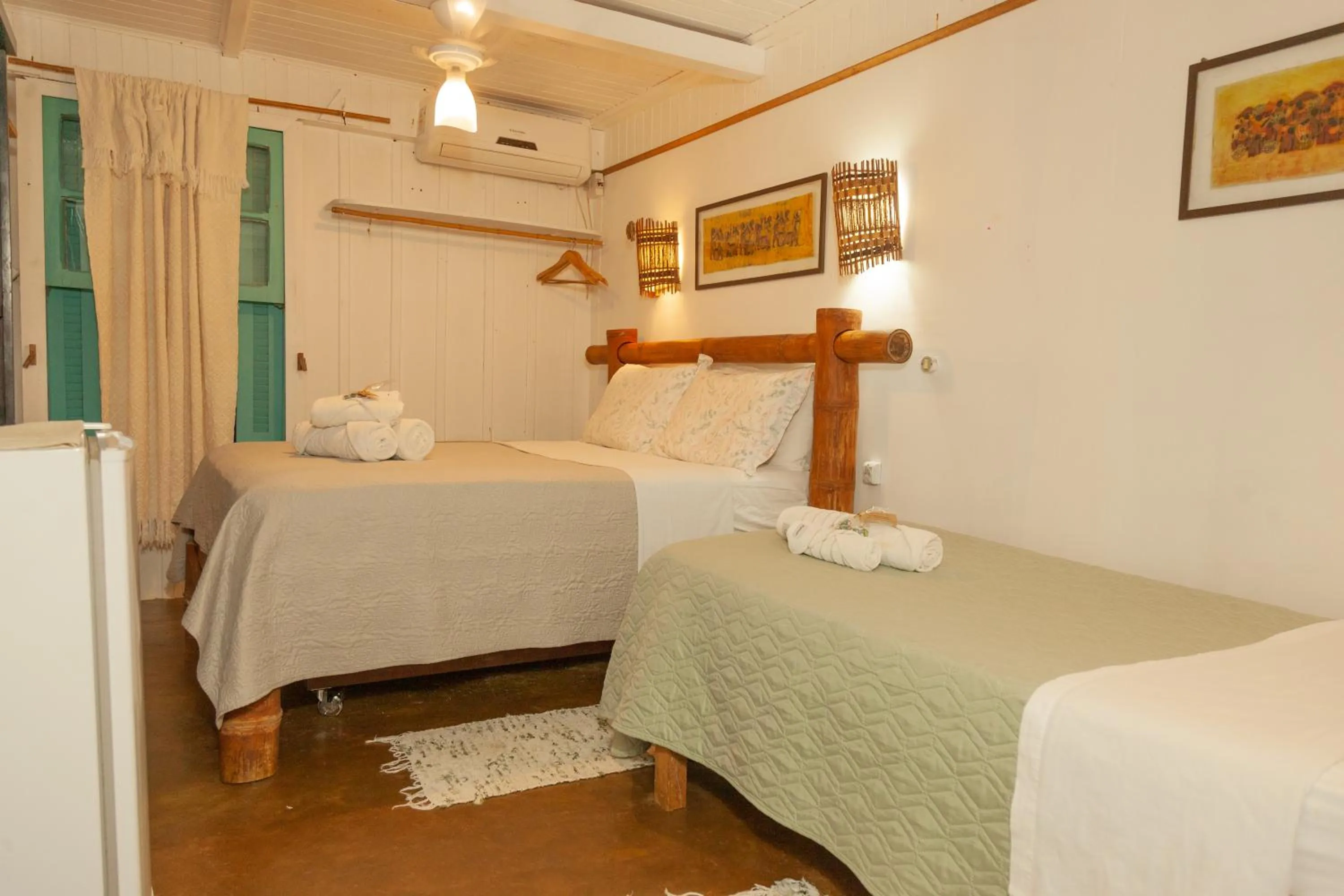 Bed in Pousada das Meninas