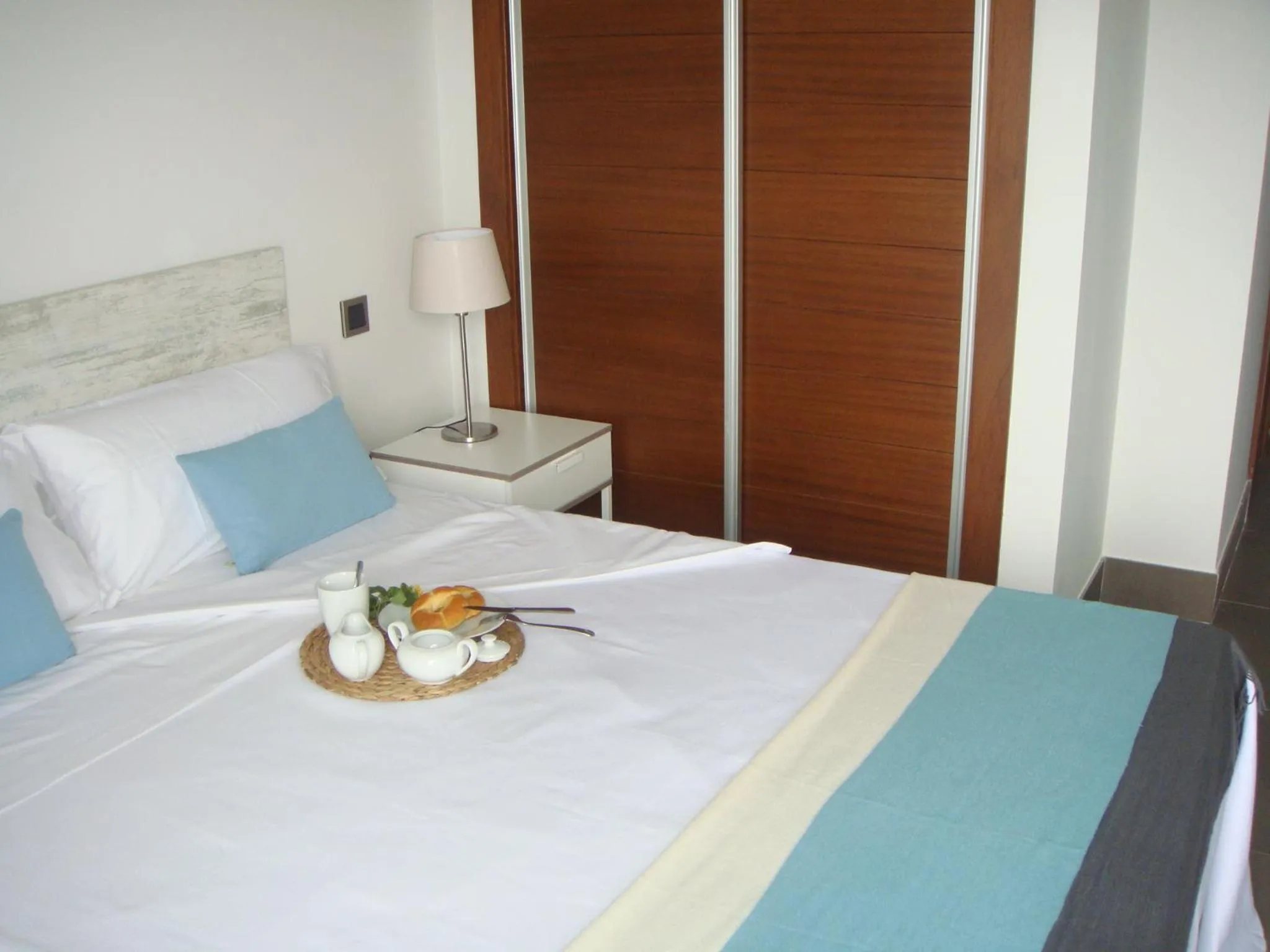 Bedroom, Bed in Life Apartments El Rompido