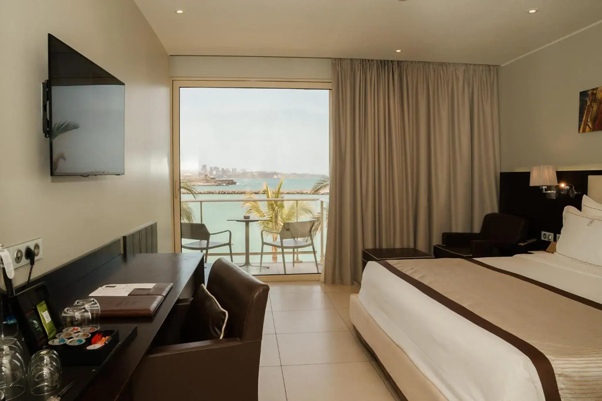 View (from property/room), Bed in Terrou-Bi View (from property/room), Bed in Terrou-Bi