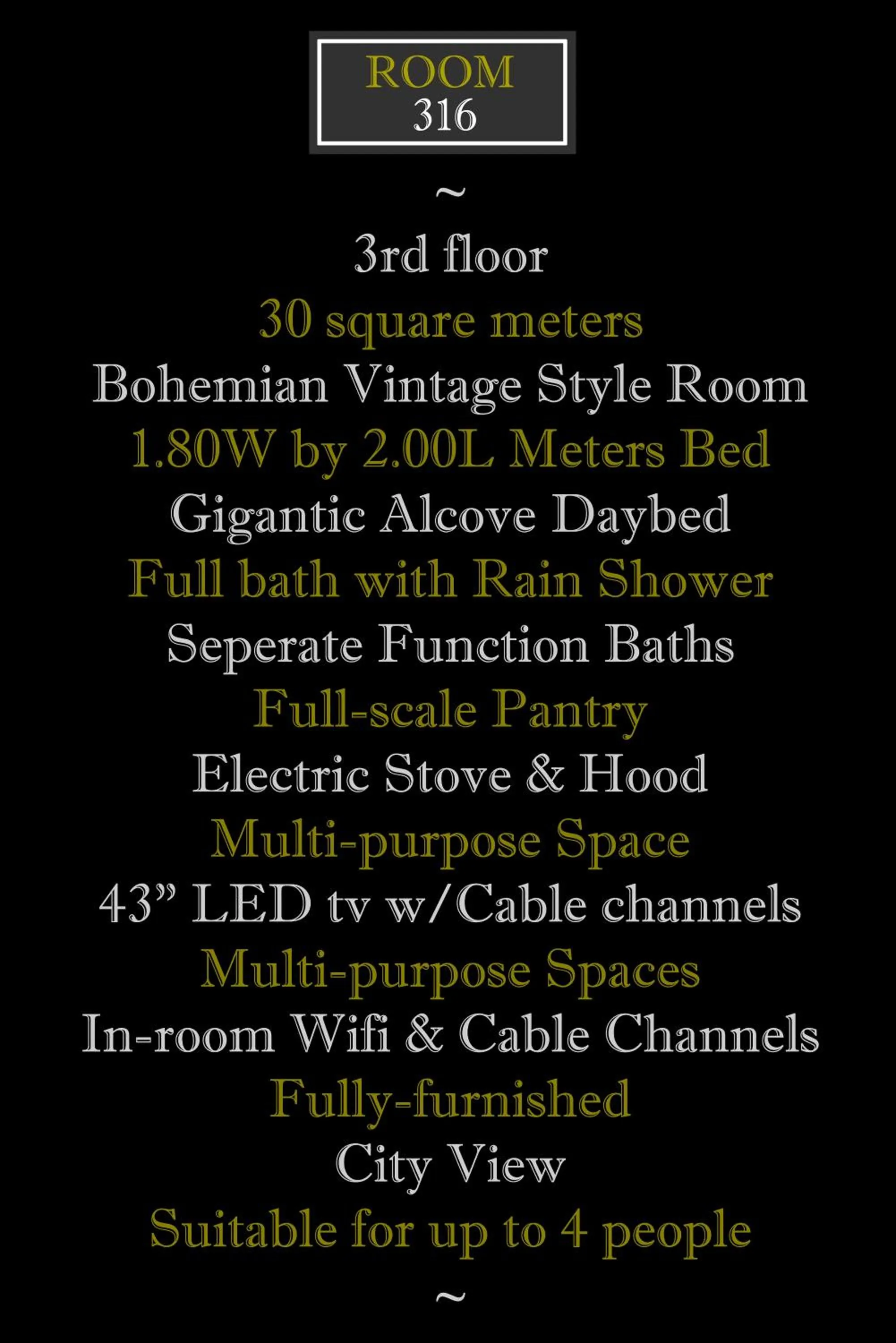 Logo/Certificate/Sign in Stay in Style at Nimman R316