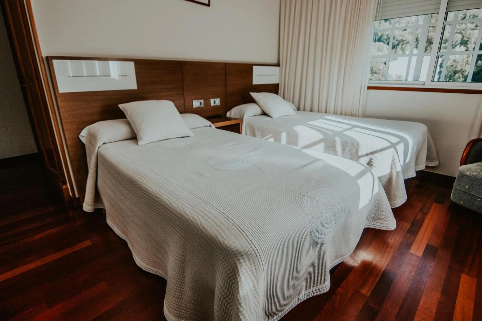 Bed in Hotel A Veiga