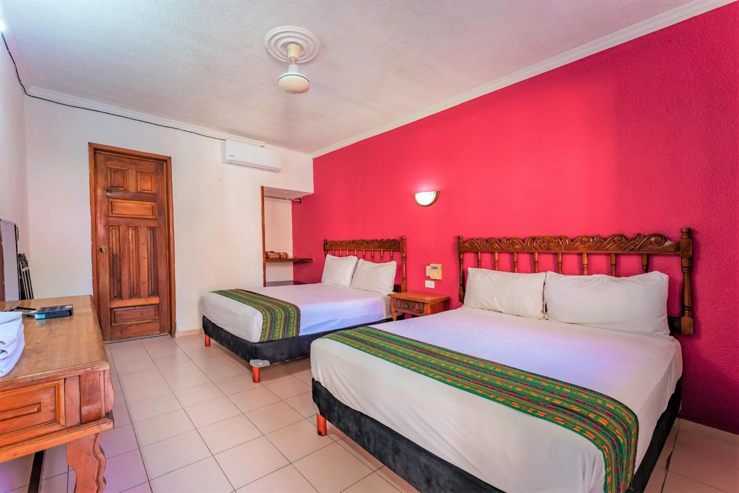 Bed in Hotel San Juan Mérida