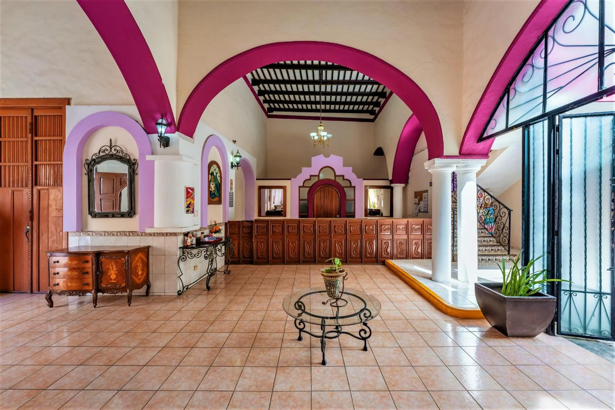 Lobby or reception in Hotel San Juan Mérida