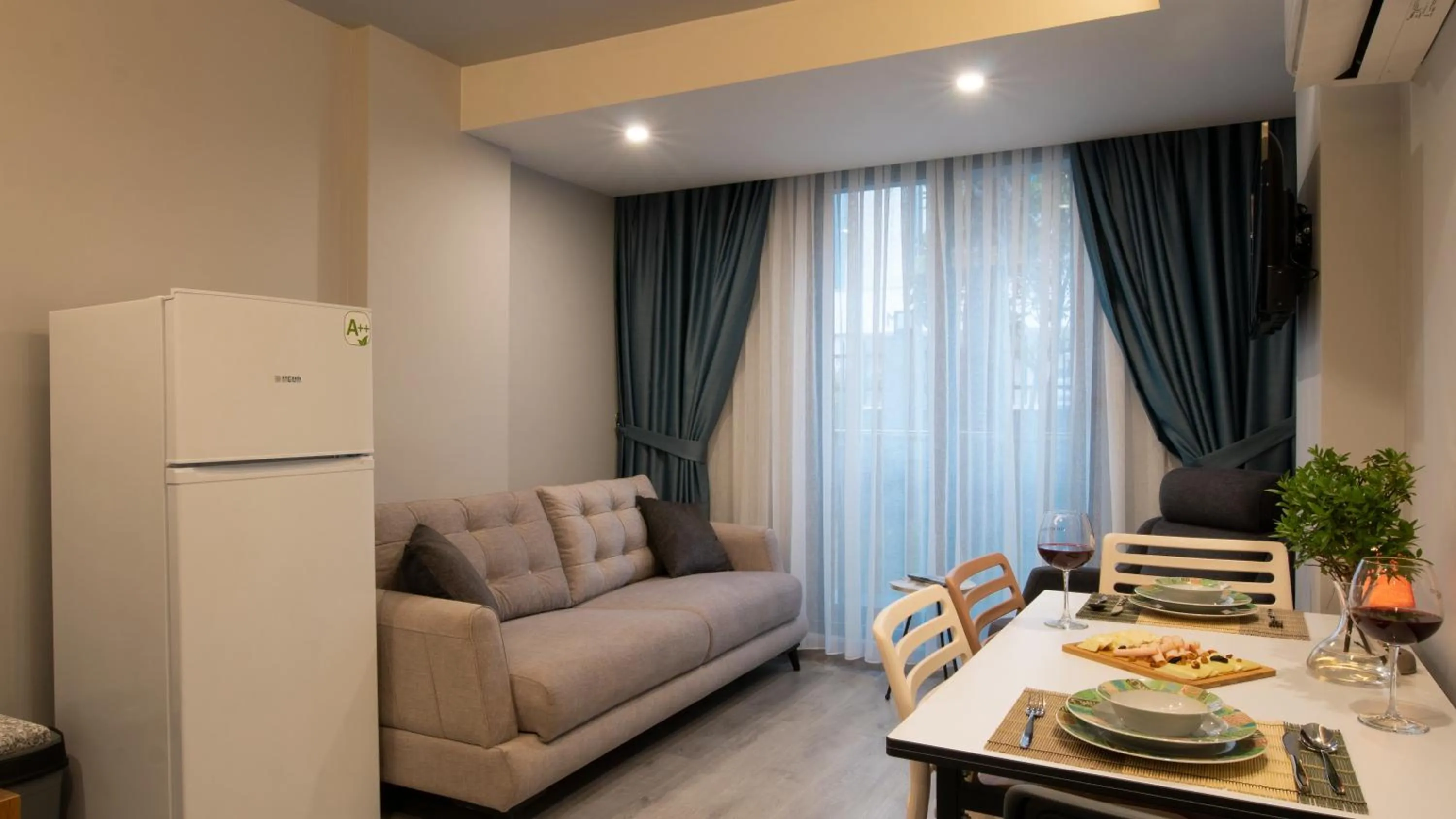 Living room in OPERA SUITES Apart Hotel