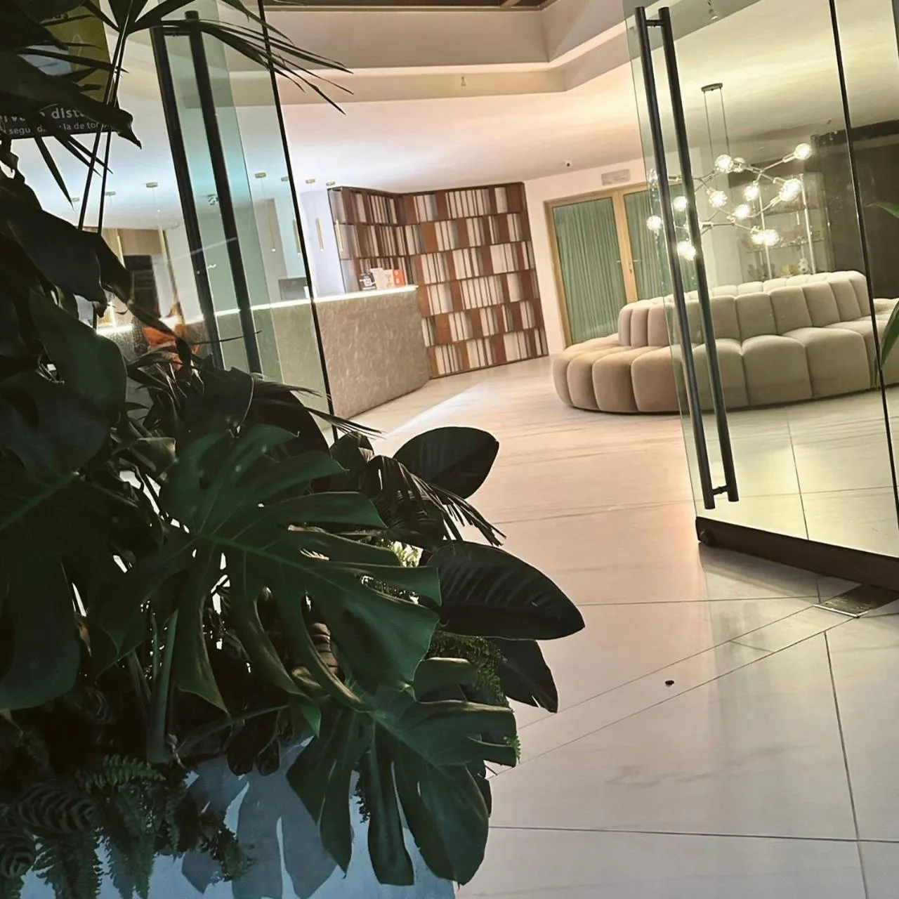 Seating area in Hotel Casa Victoria