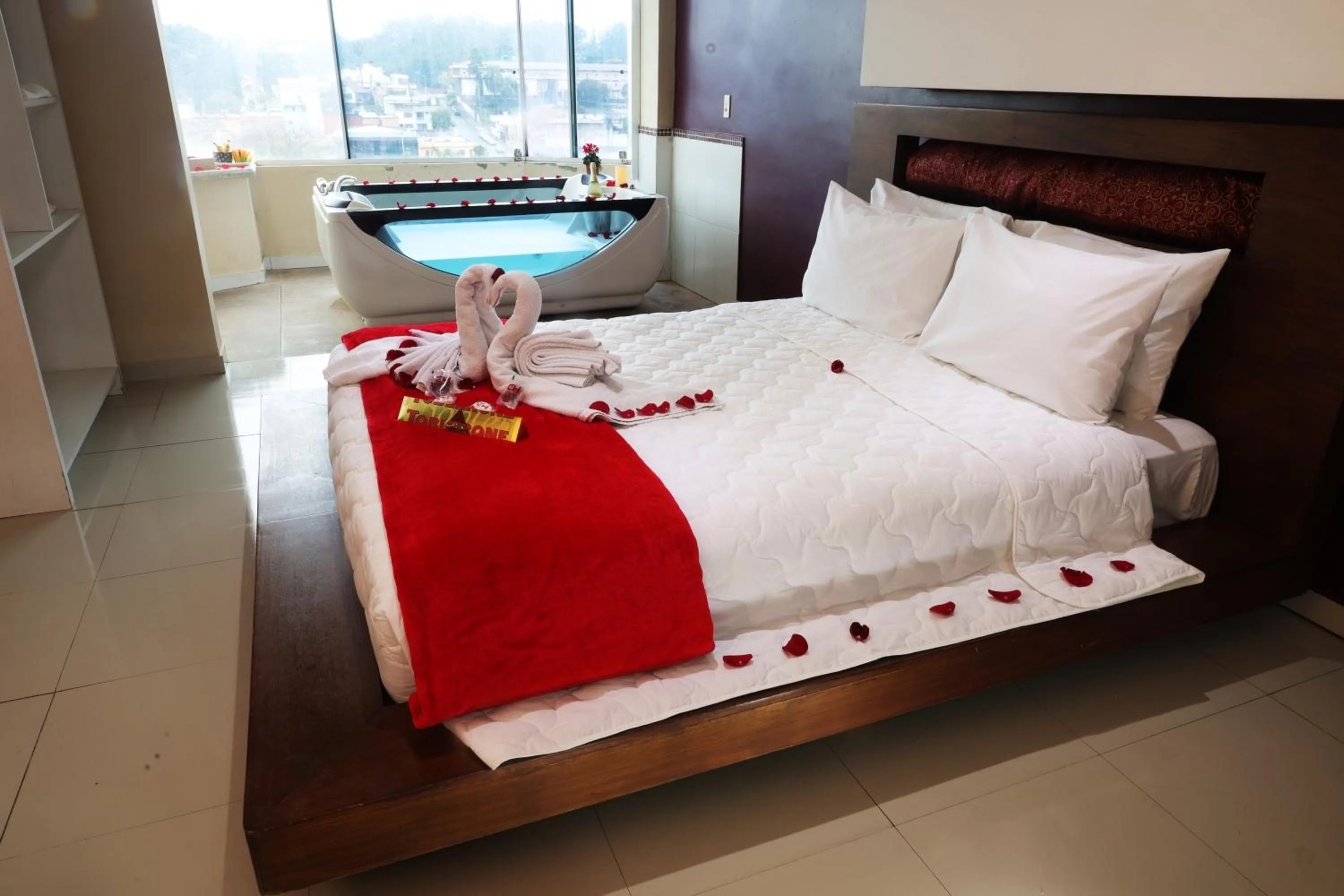 Bed in Emirates Hotel & Suites
