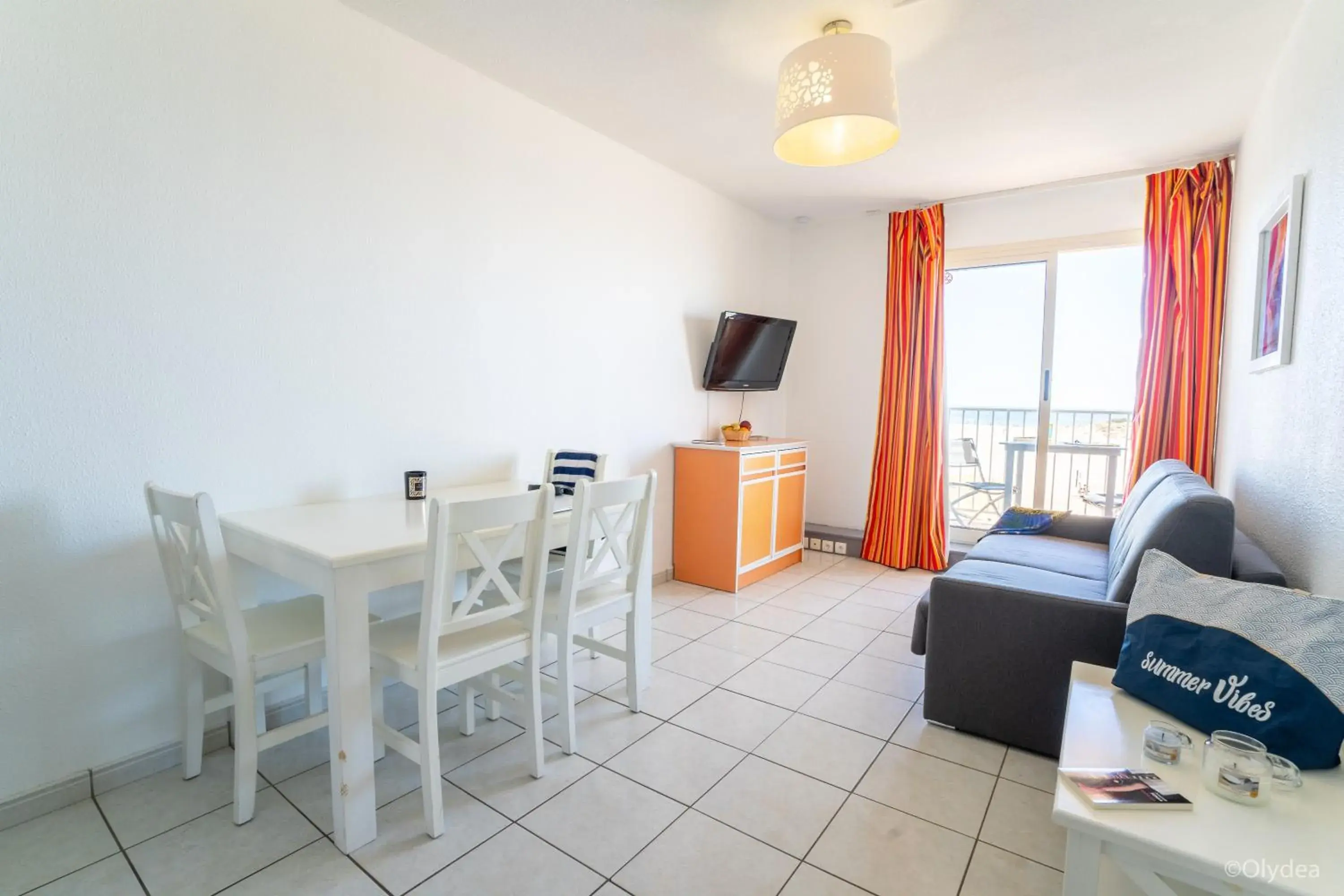 Living room in Olydea le Neptune Saint Pierre la mer Living room in Olydea le Neptune Saint Pierre la mer