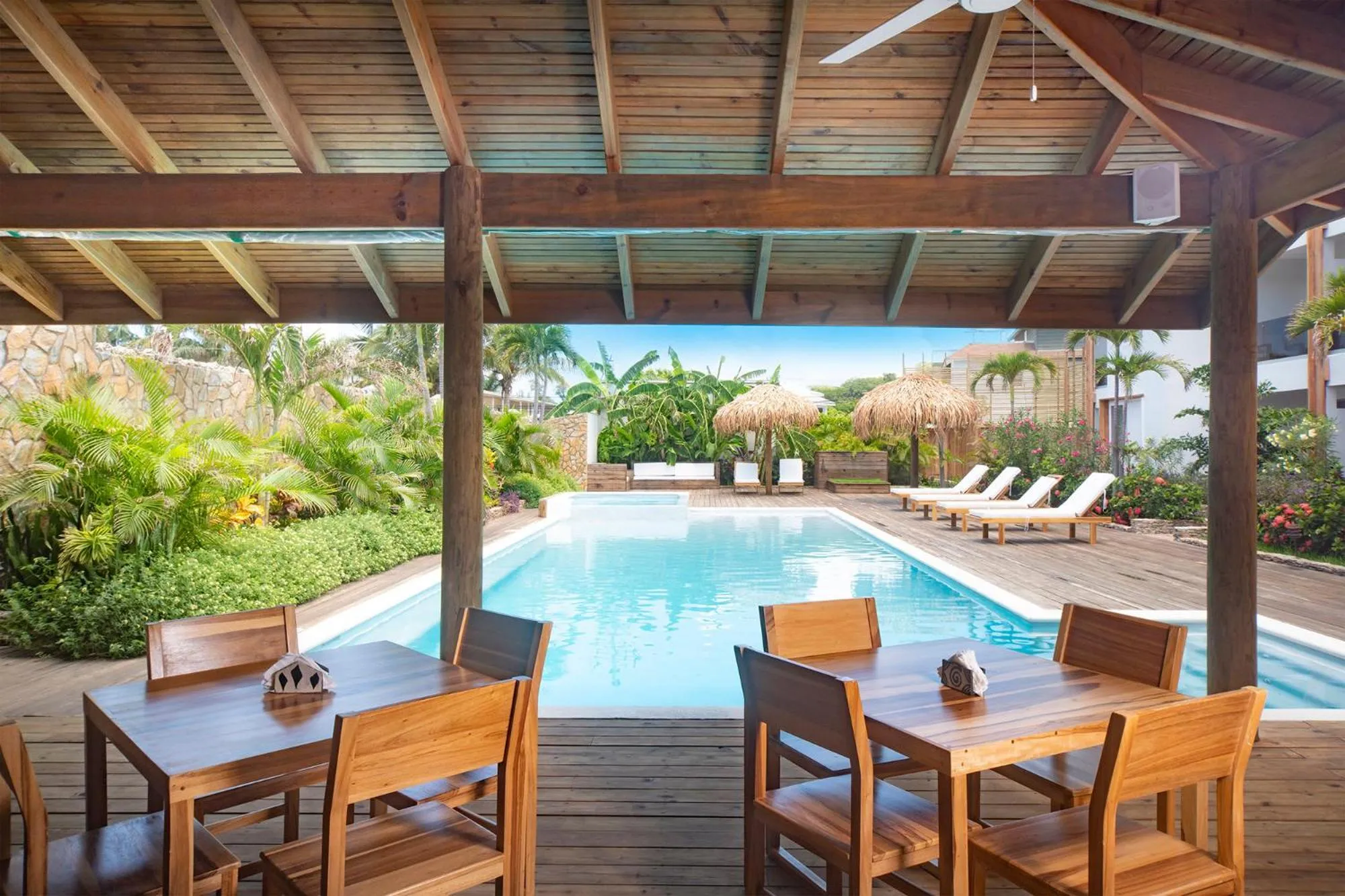 Pool view in Naboo Resort & Dive Center - Adults Only