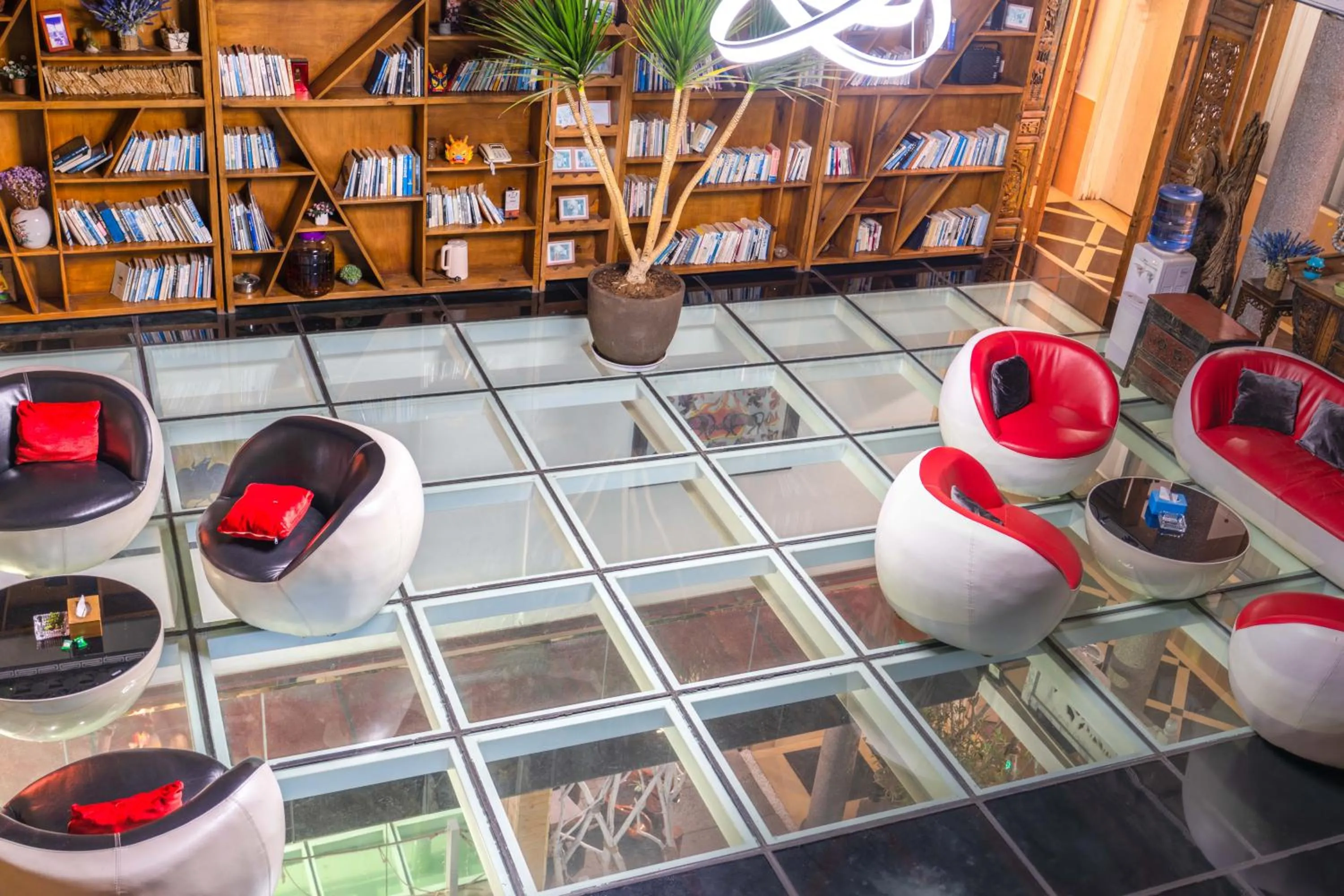 Seating area in Old Story Inn Dali Ancient Town