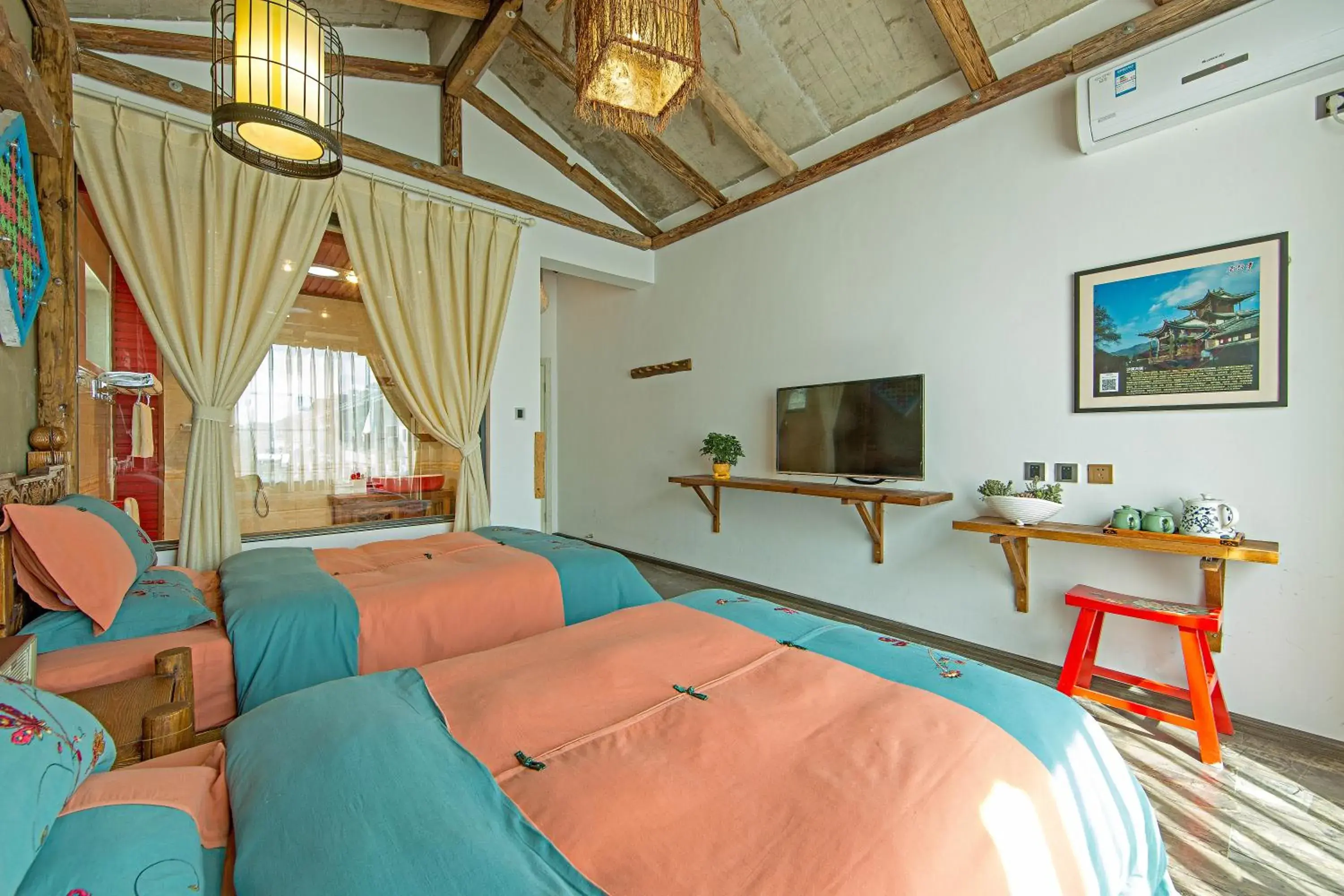 Fellow Twin Bed Room in Old Story Inn Dali Ancient Town Fellow Twin Bed Room in Old Story Inn Dali Ancient Town