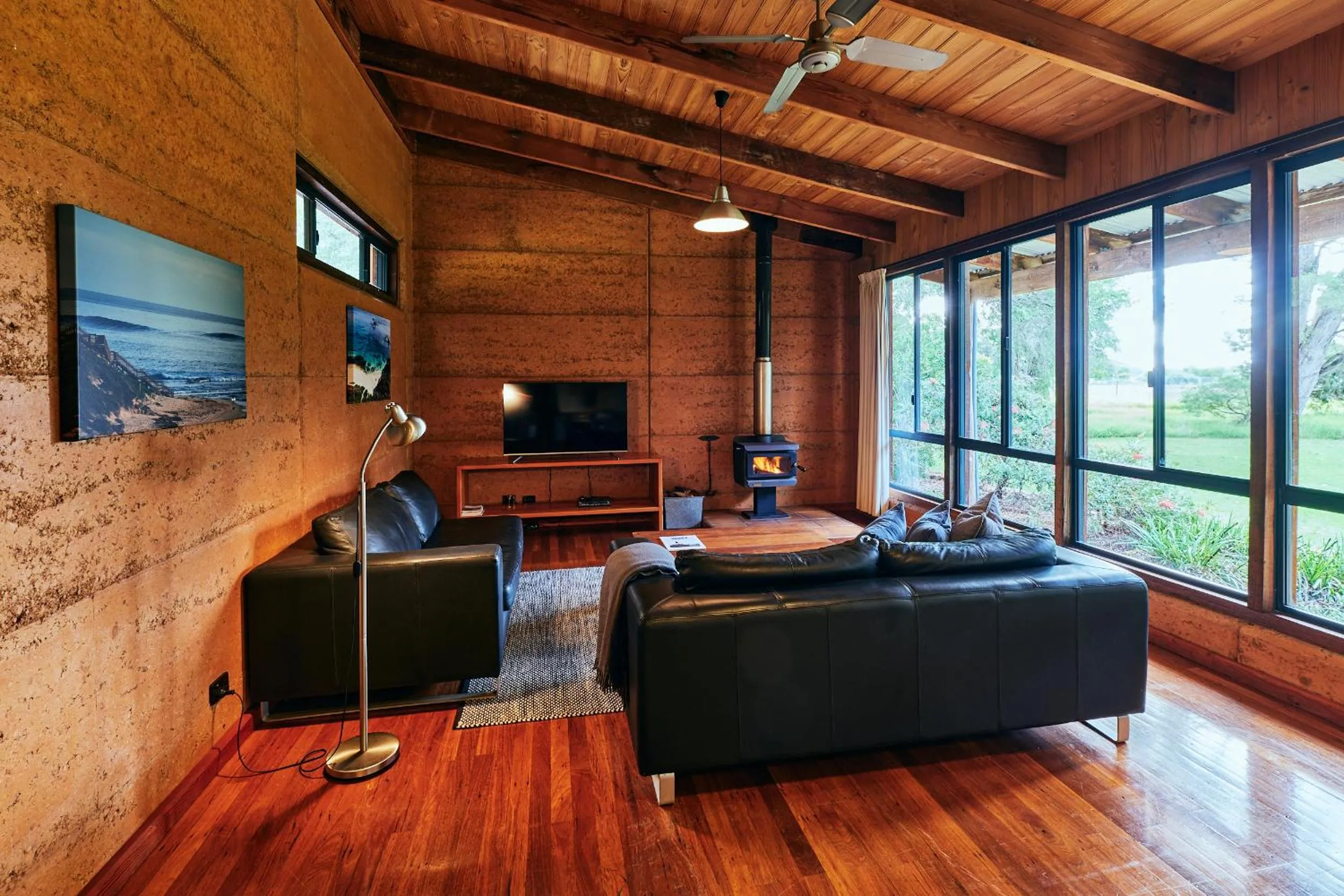 Living room in Burnside Organic Farm