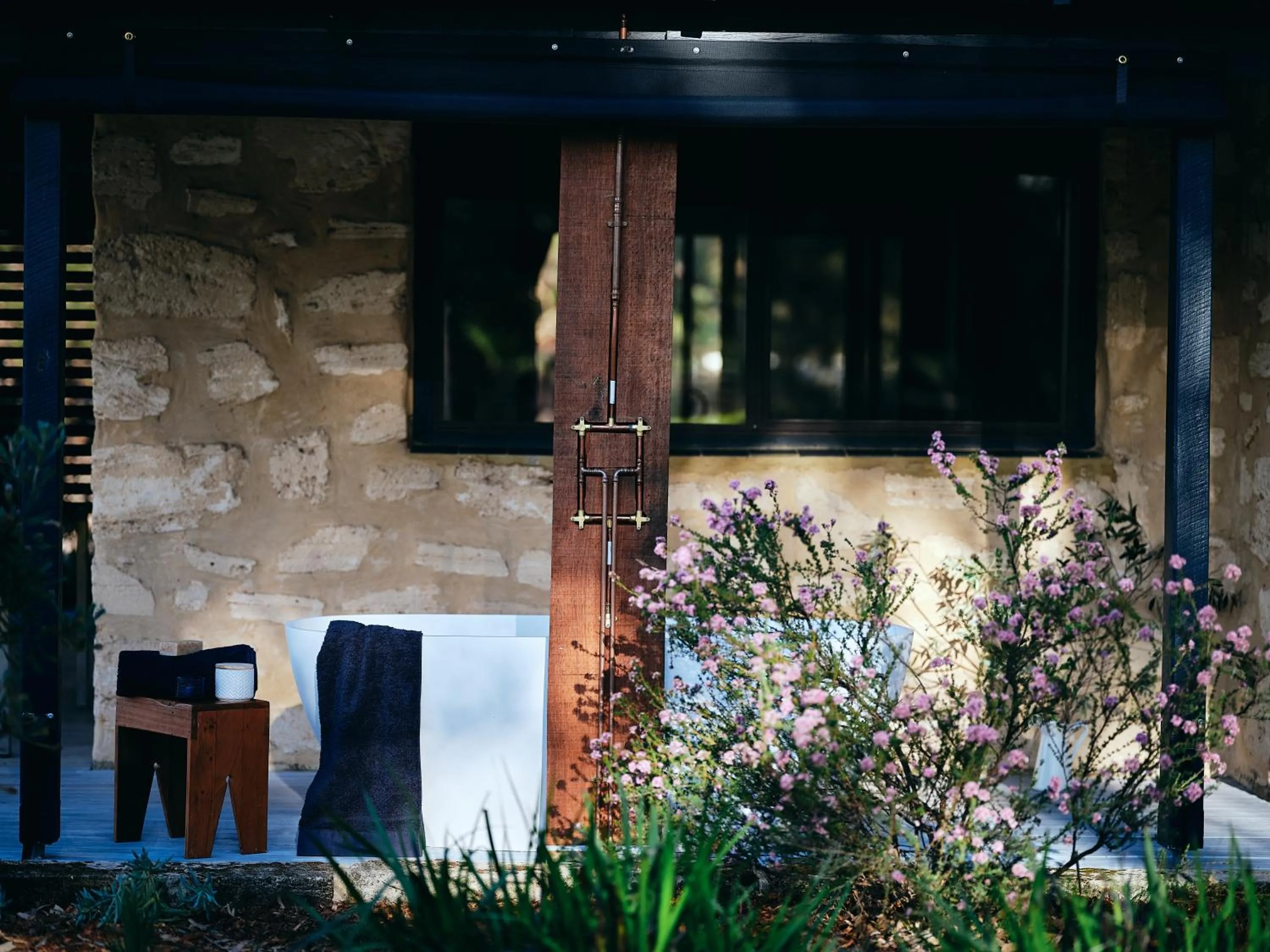 Garden view in Burnside Organic Farm