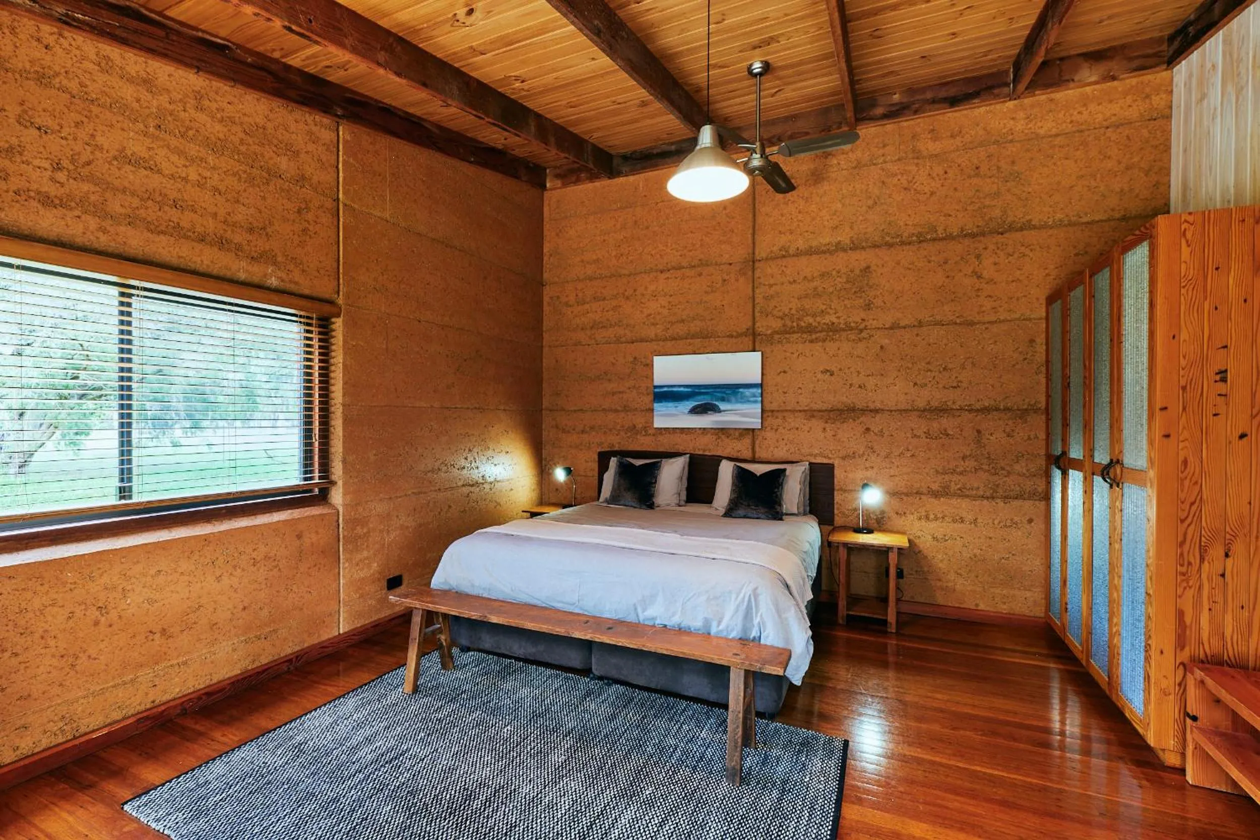 Bedroom, Bed in Burnside Organic Farm