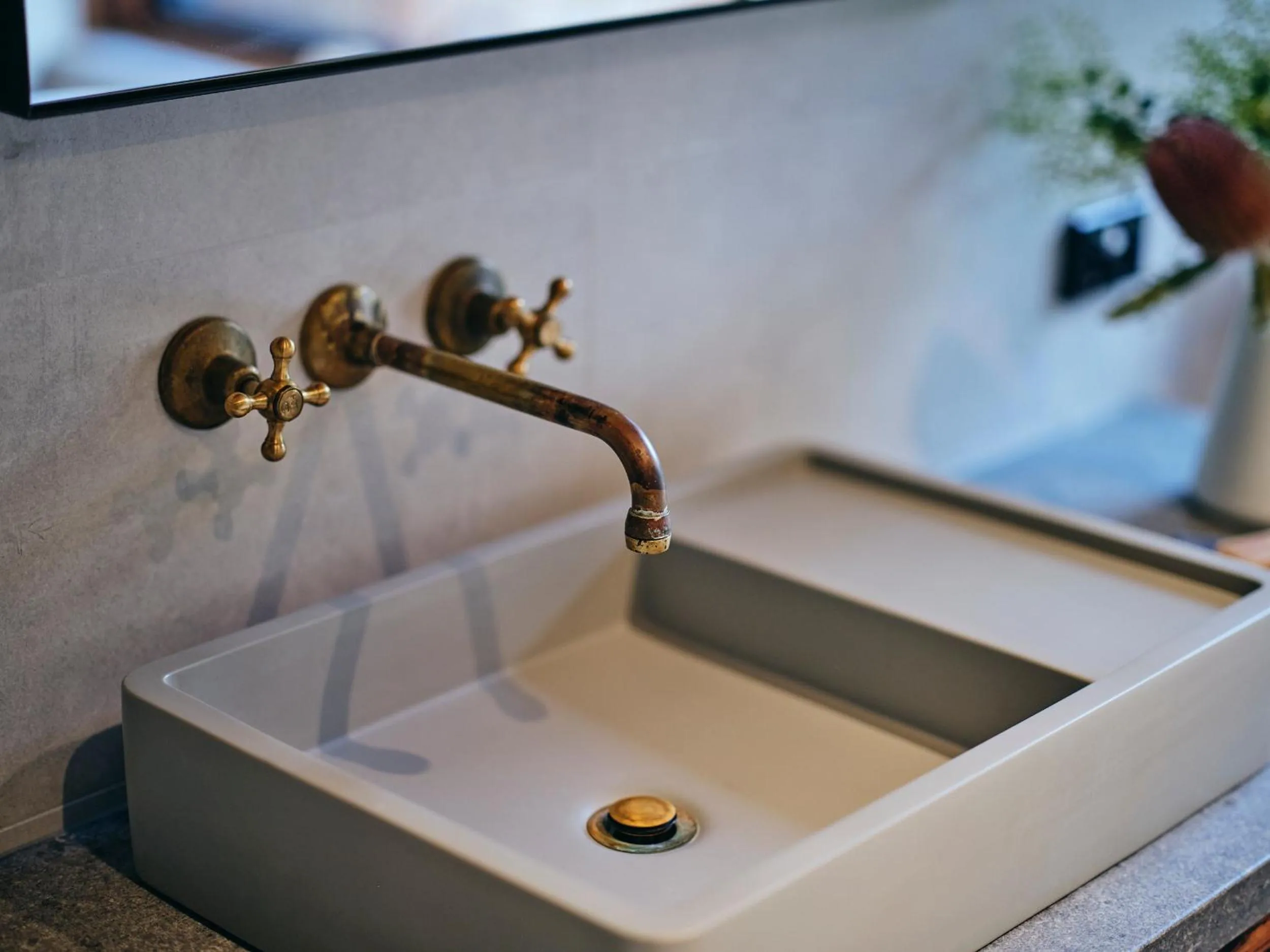 Bathroom in Burnside Organic Farm