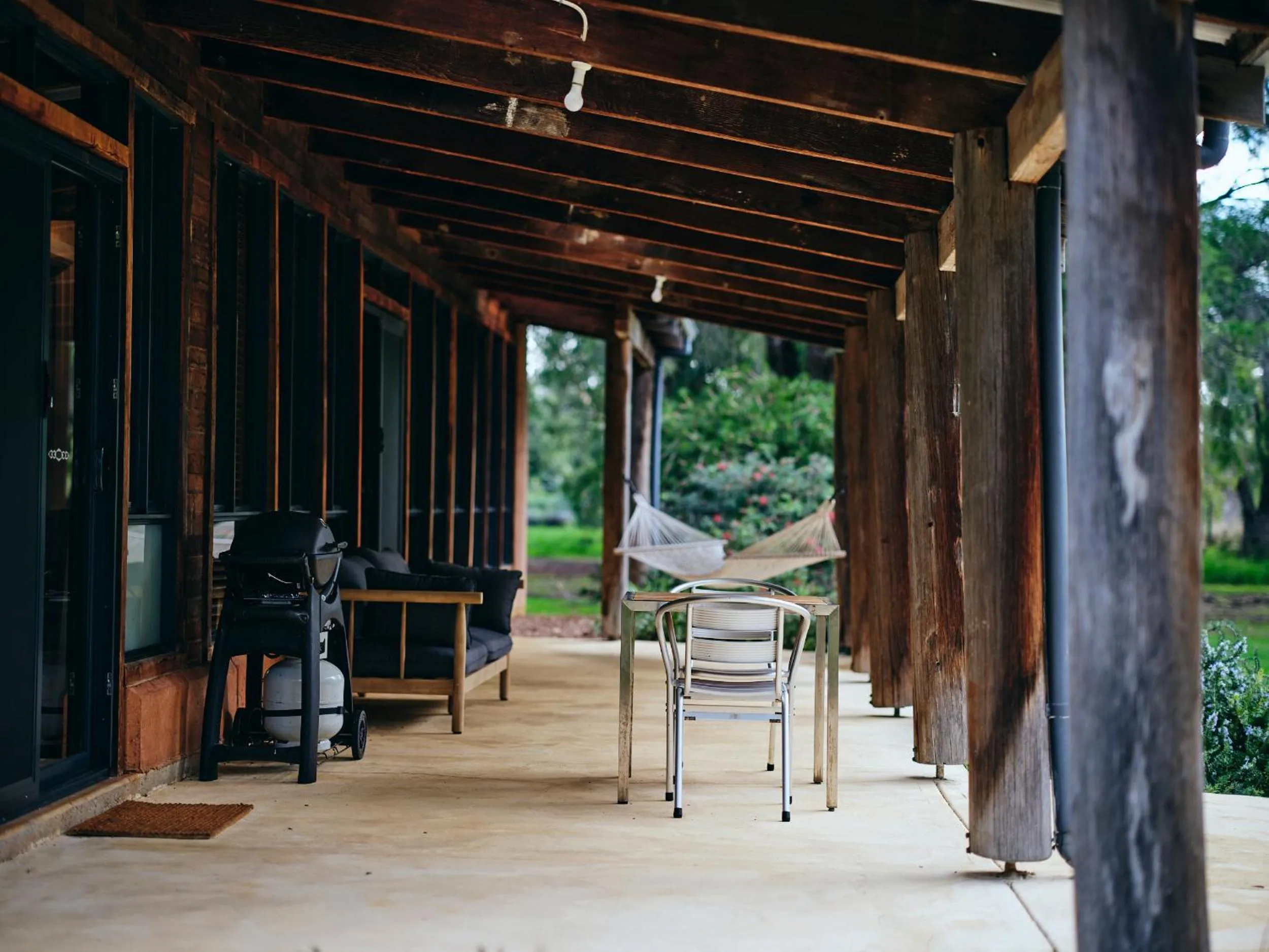 Patio in Burnside Organic Farm