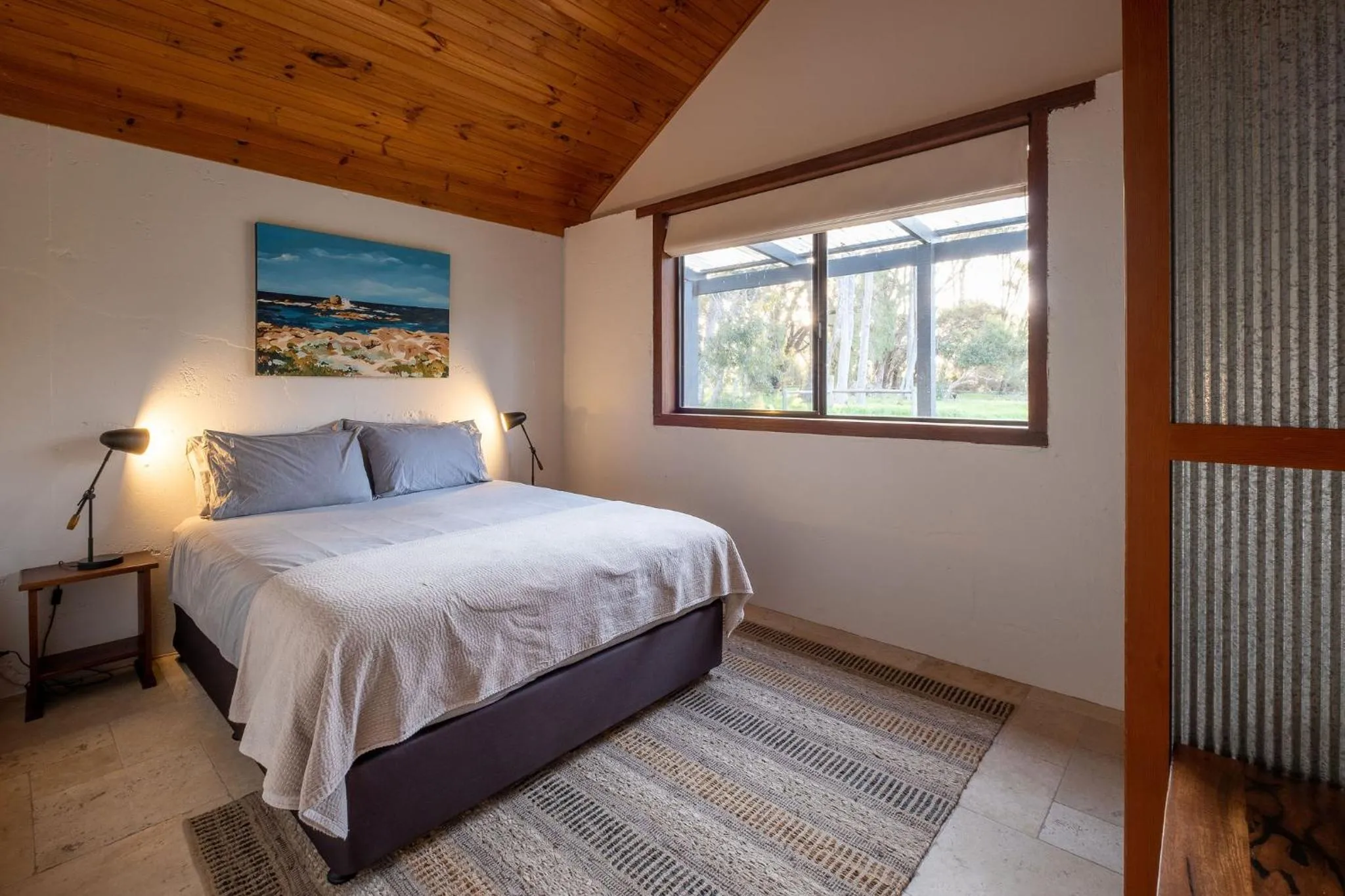 Bedroom, Bed in Burnside Organic Farm
