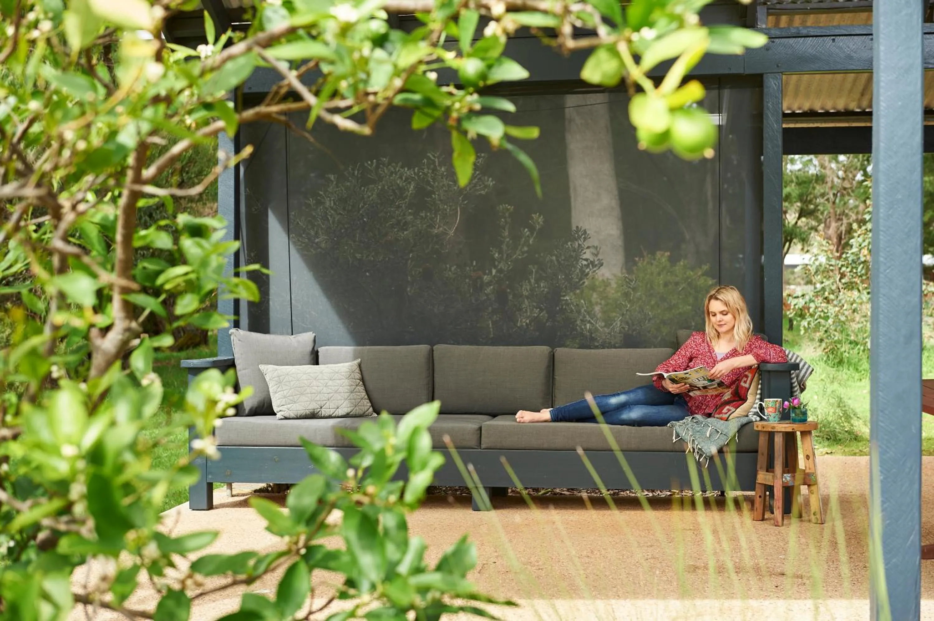 Balcony/Terrace in Burnside Organic Farm
