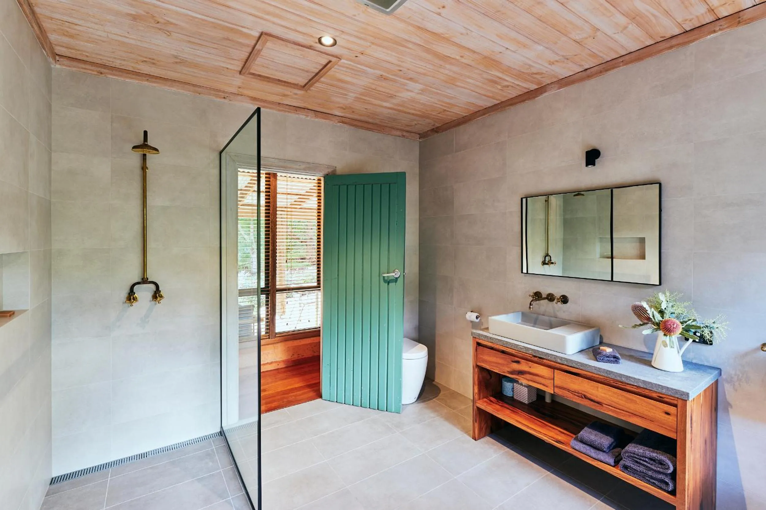 Bathroom in Burnside Organic Farm