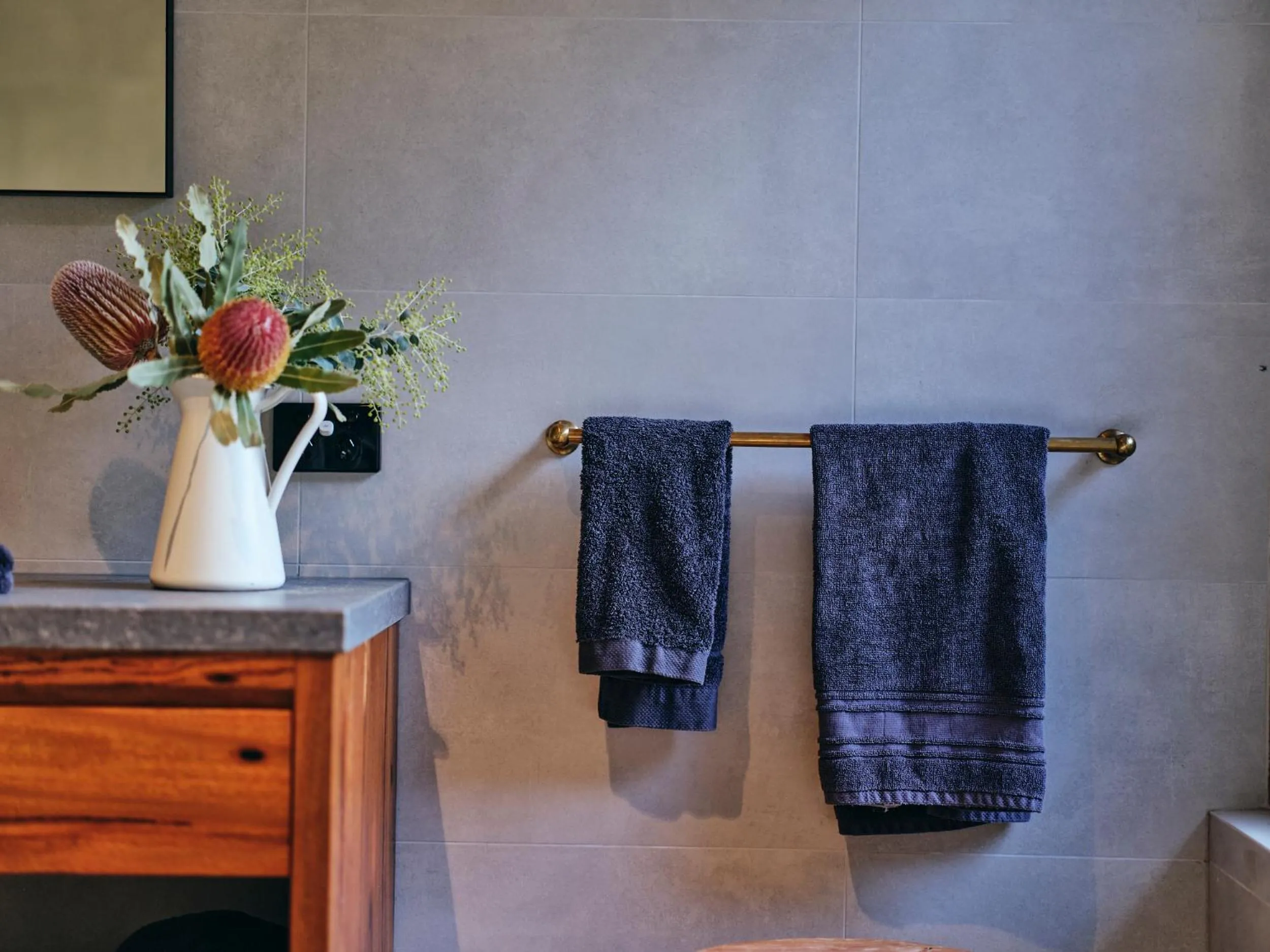 Bathroom in Burnside Organic Farm