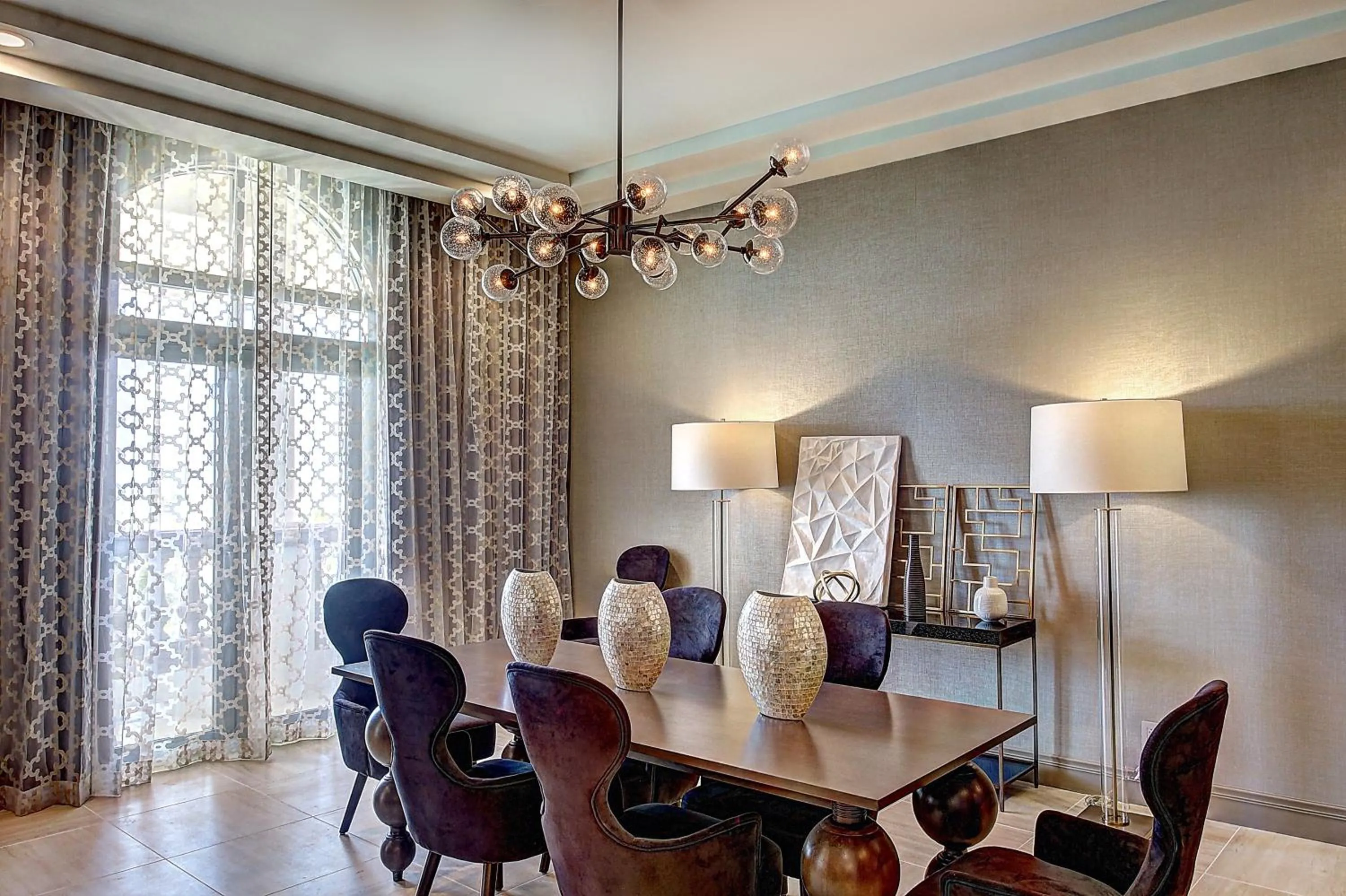 Dining area in LeoPalace Resort Guam