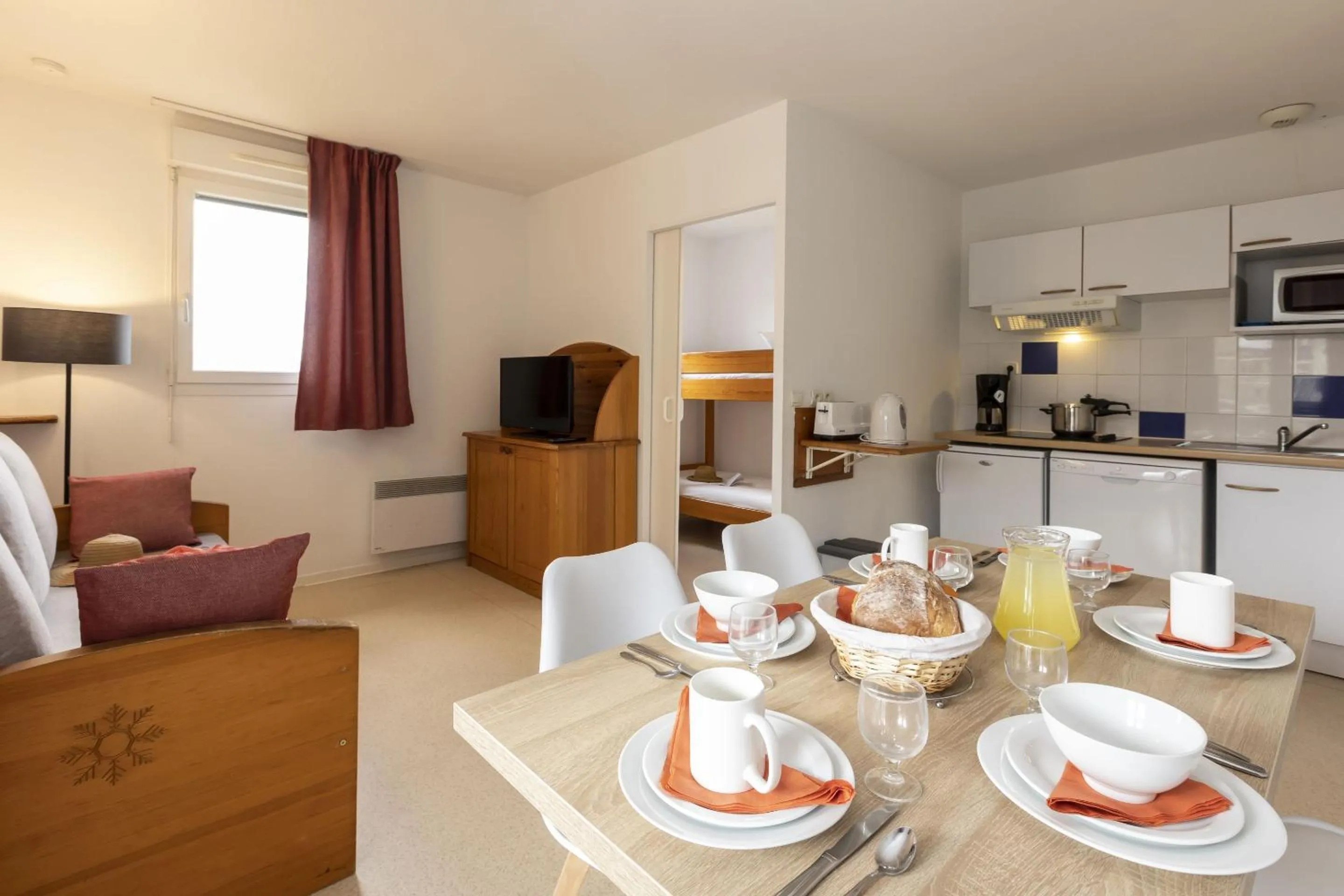 Dining area in Résidence Odalys Mille Soleils