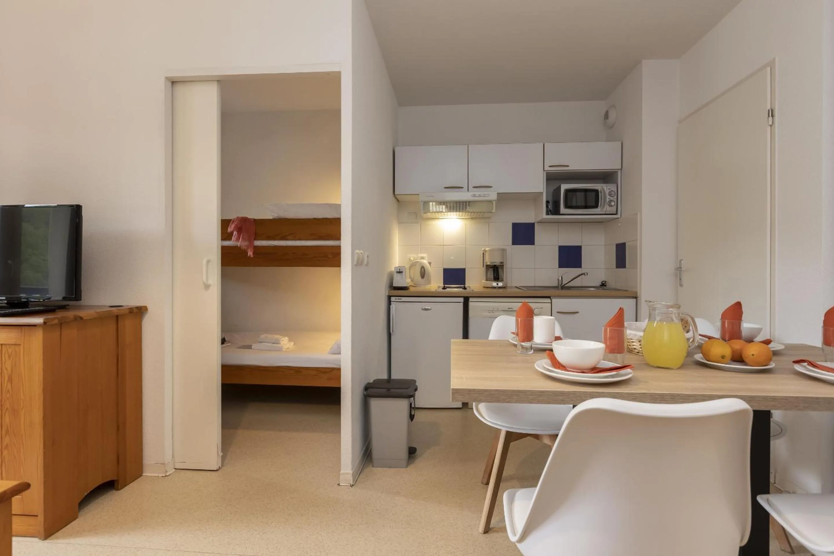 Kitchen or kitchenette in Résidence Odalys Mille Soleils