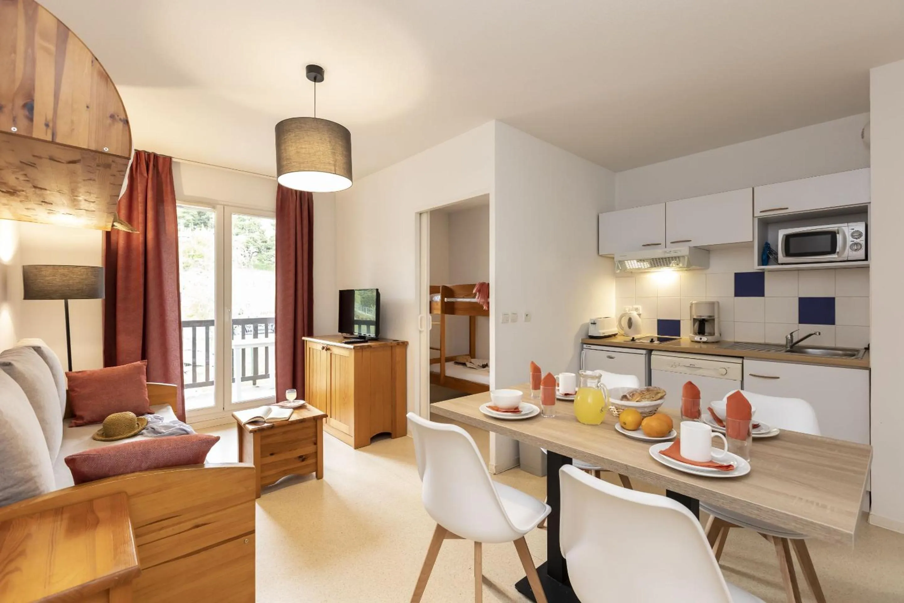 Kitchen or kitchenette in Résidence Odalys Mille Soleils