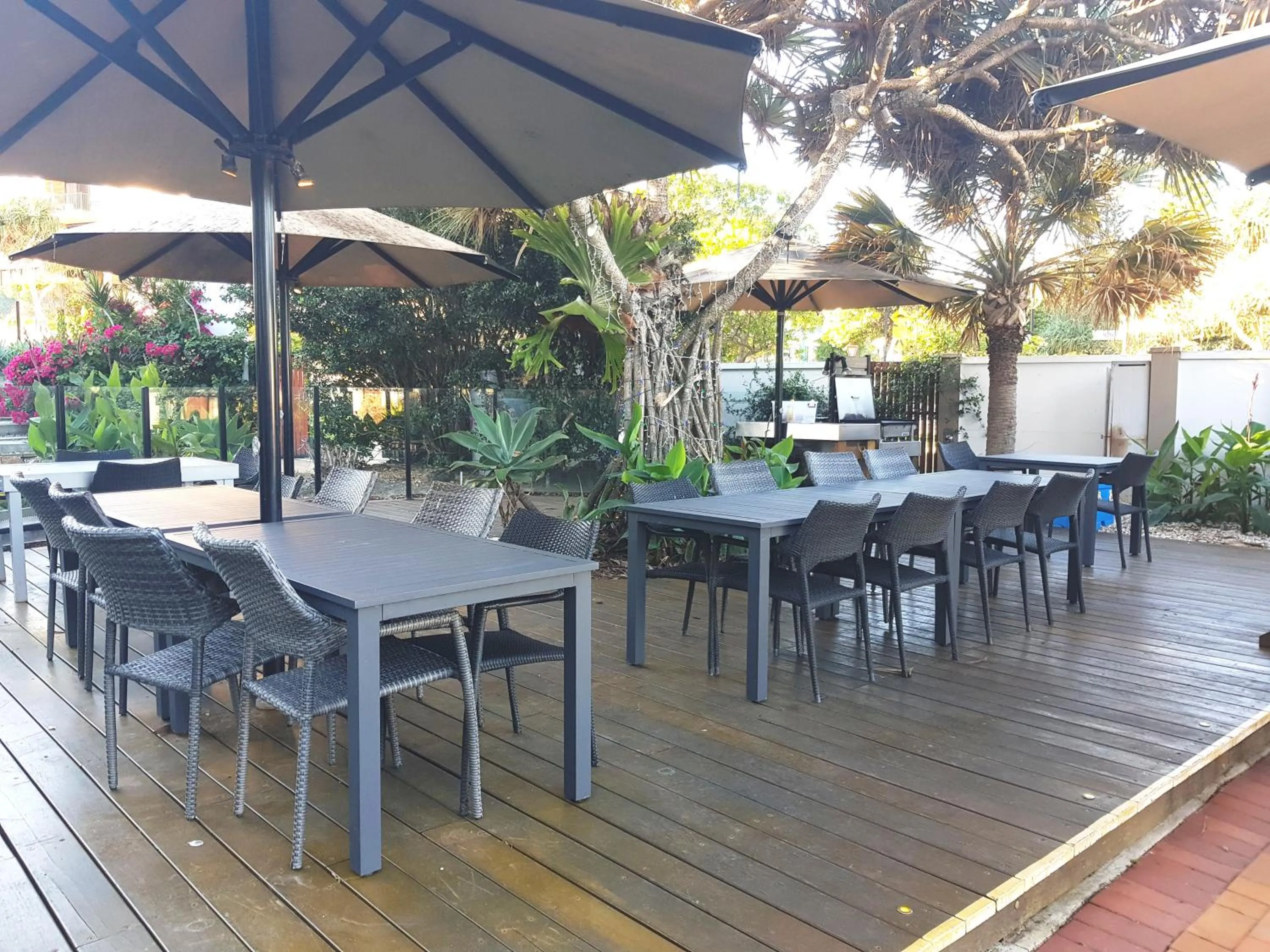 BBQ facilities in Casablanca Beachfront Apartments