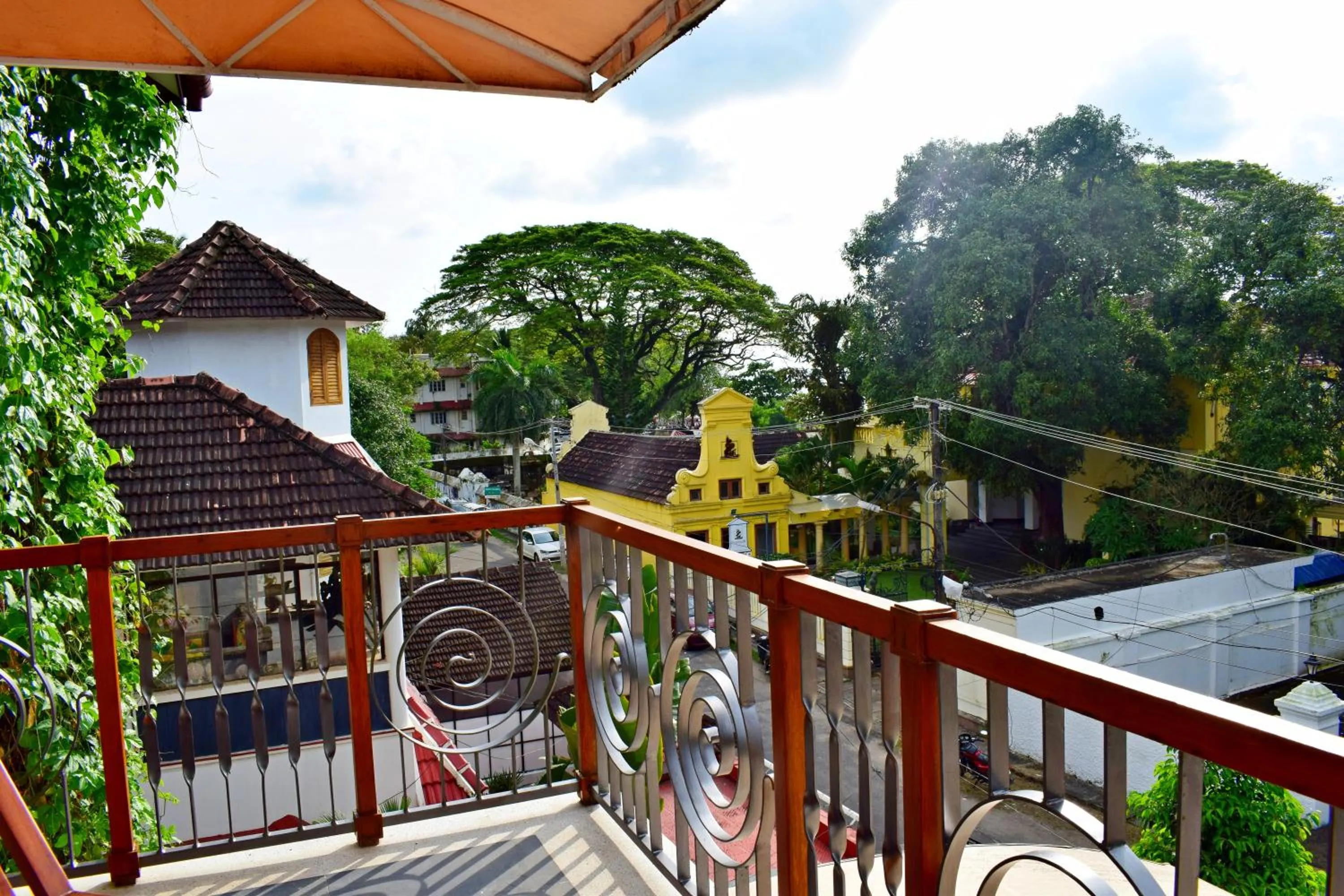 Balcony/Terrace in Eighth Bastion Fort Kochi - A CGH Earth Experience