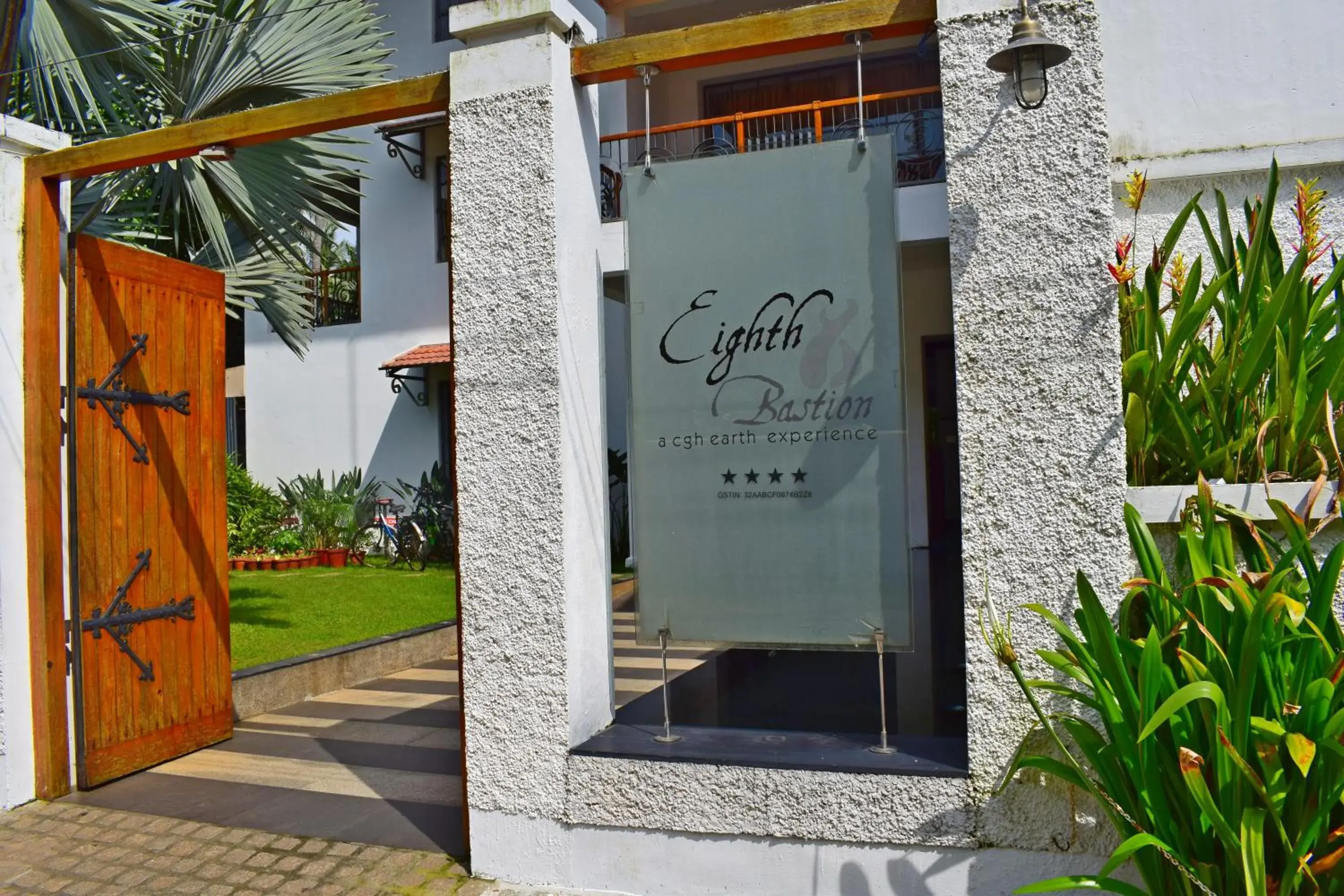 Facade/entrance in Eighth Bastion Fort Kochi - A CGH Earth Experience Facade/entrance in Eighth Bastion Fort Kochi - A CGH Earth Experience