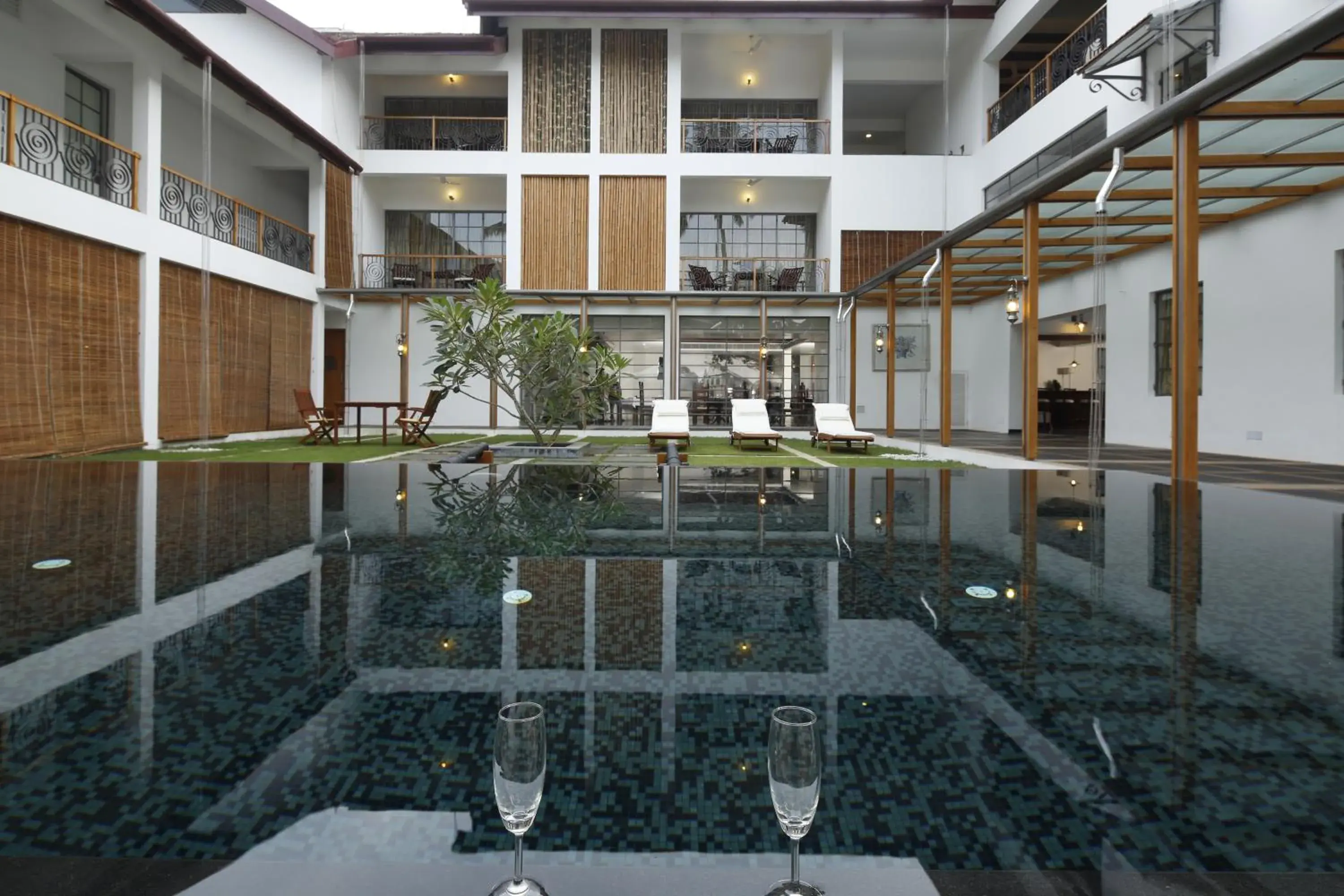 Swimming pool in Eighth Bastion Fort Kochi - A CGH Earth Experience Swimming pool in Eighth Bastion Fort Kochi - A CGH Earth Experience