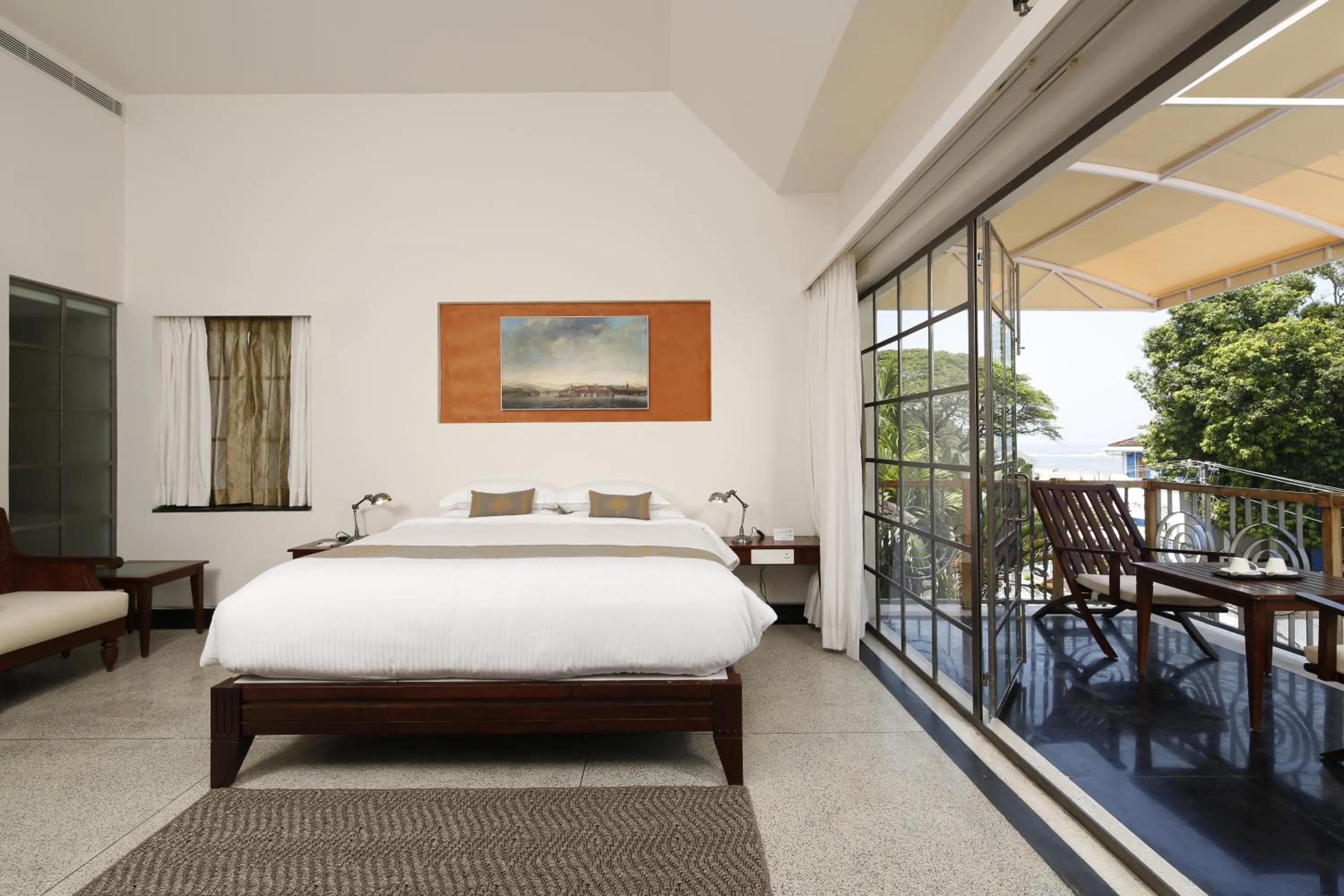 Photo of the whole room, Bed in Eighth Bastion Fort Kochi - A CGH Earth Experience