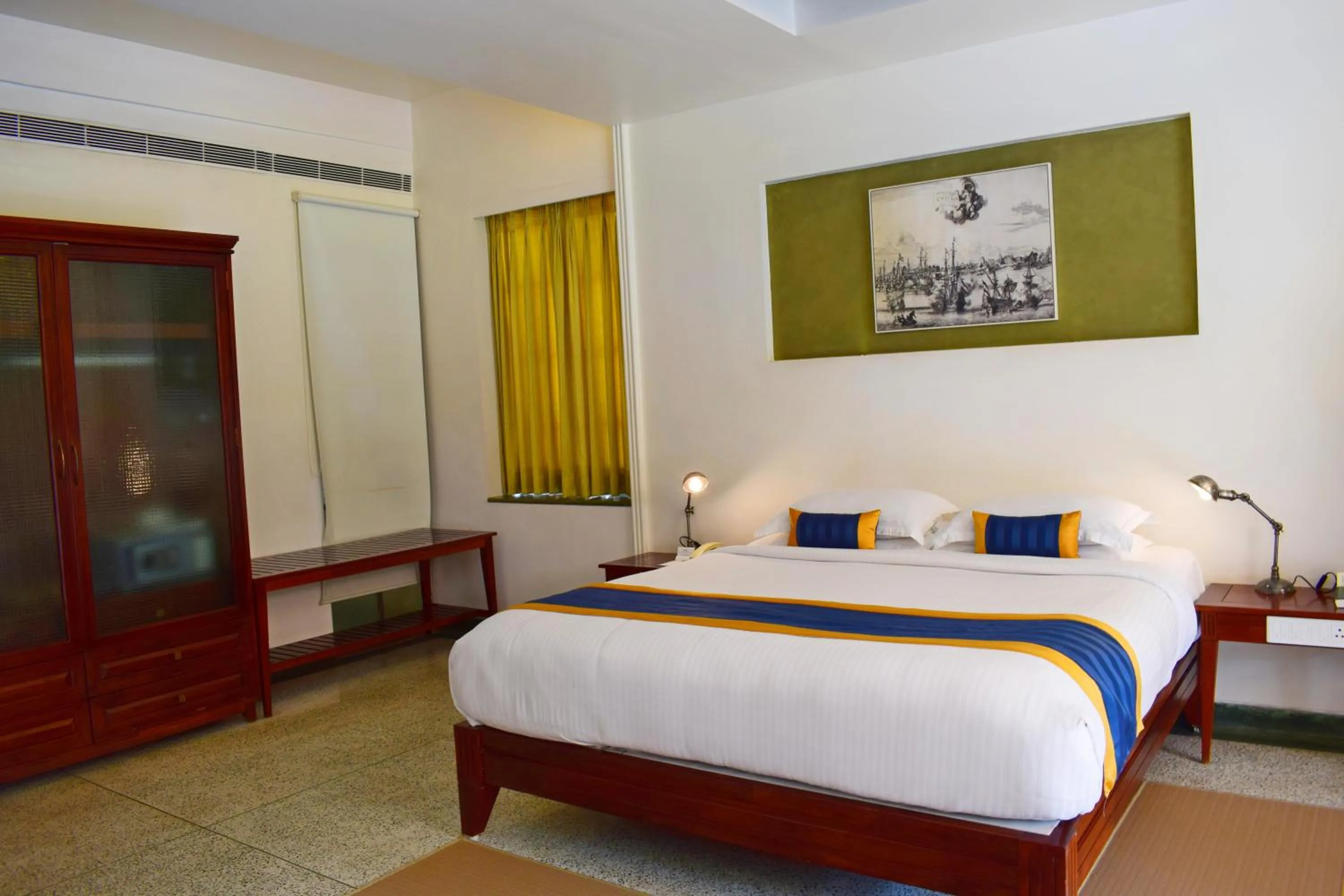 Bed in Eighth Bastion Fort Kochi - A CGH Earth Experience