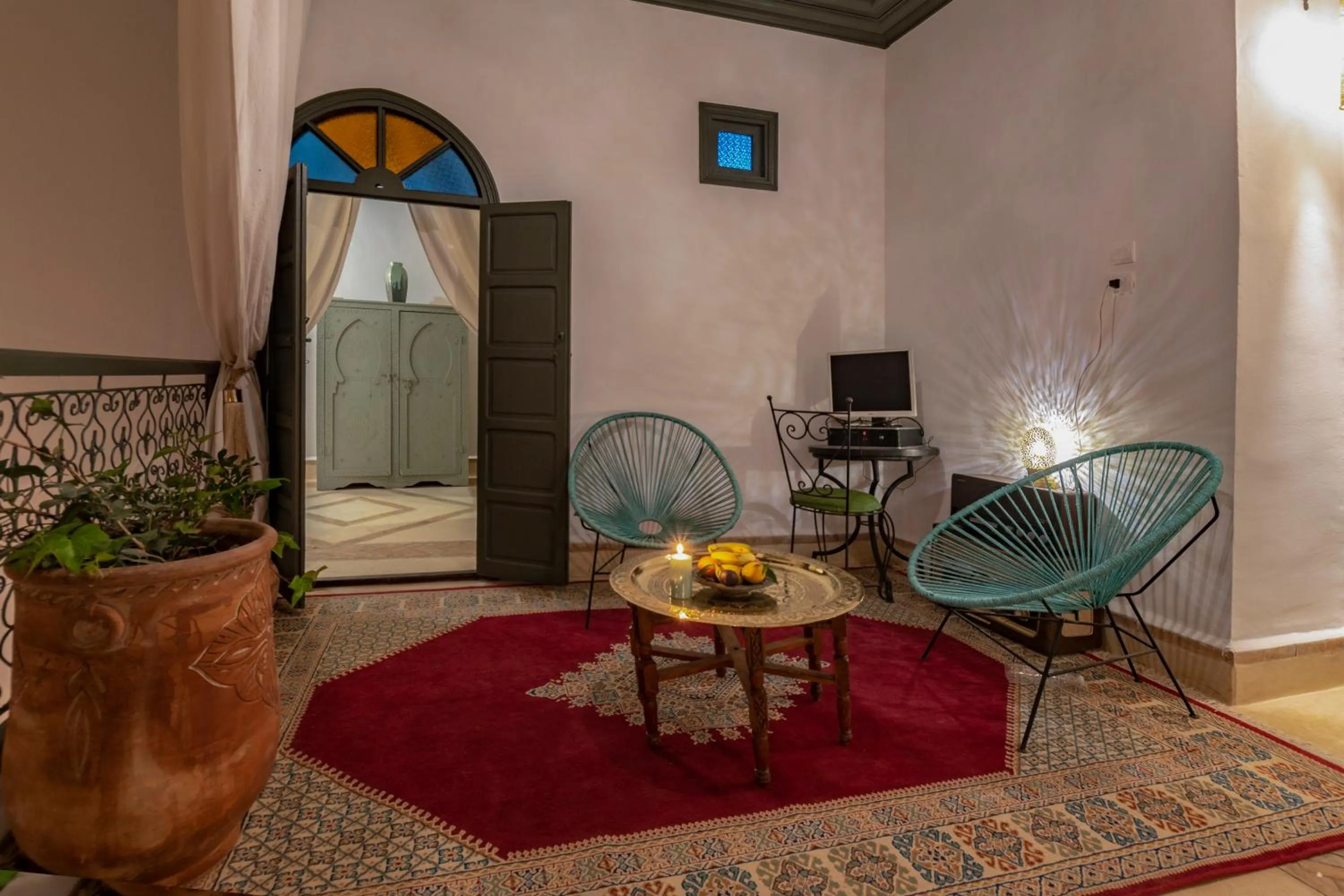 Patio in Riad dar El Arsa Rooftop & jacuzzi