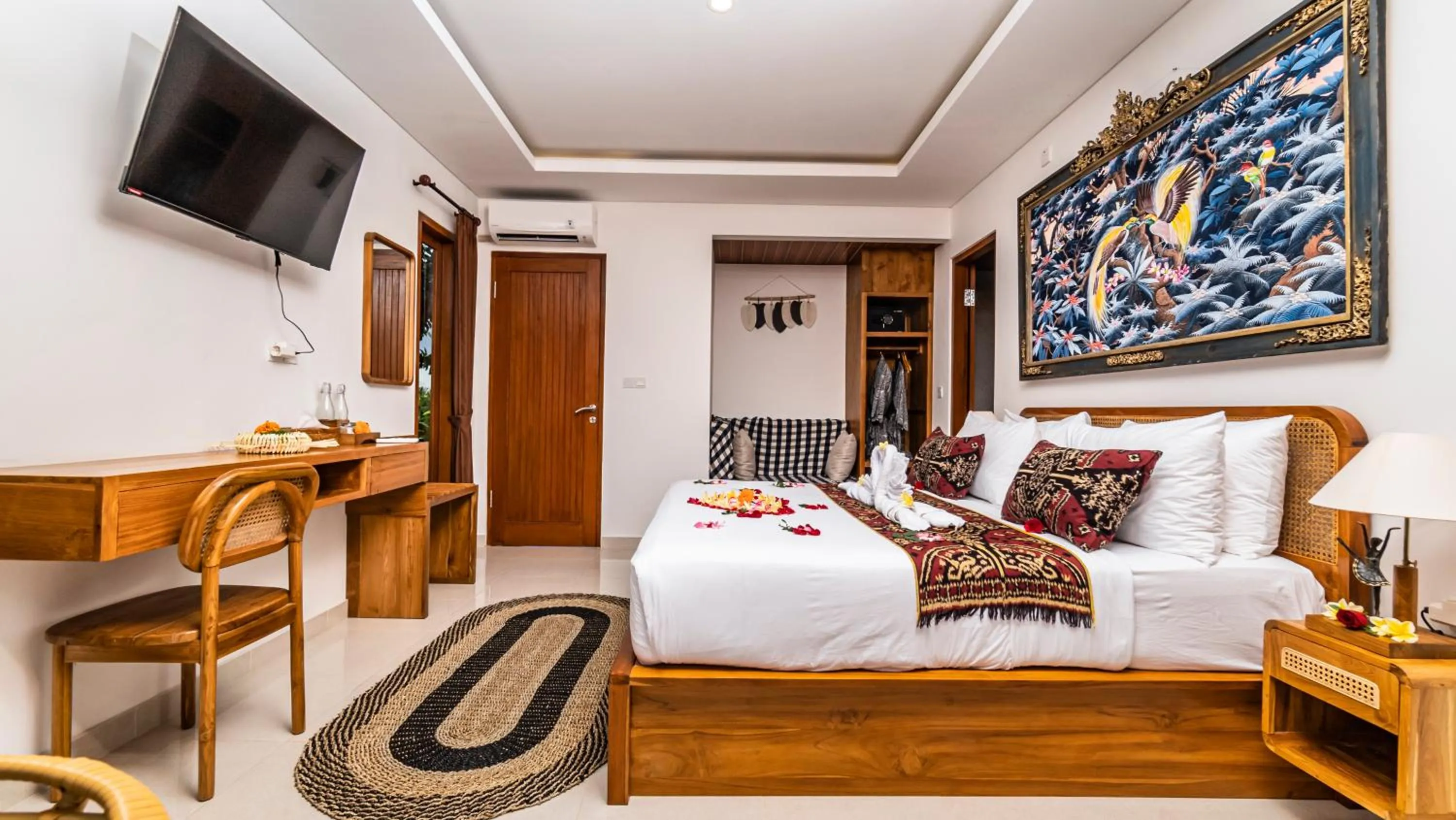 Communal lounge/ TV room, Bed in Putih DCarik Ubud