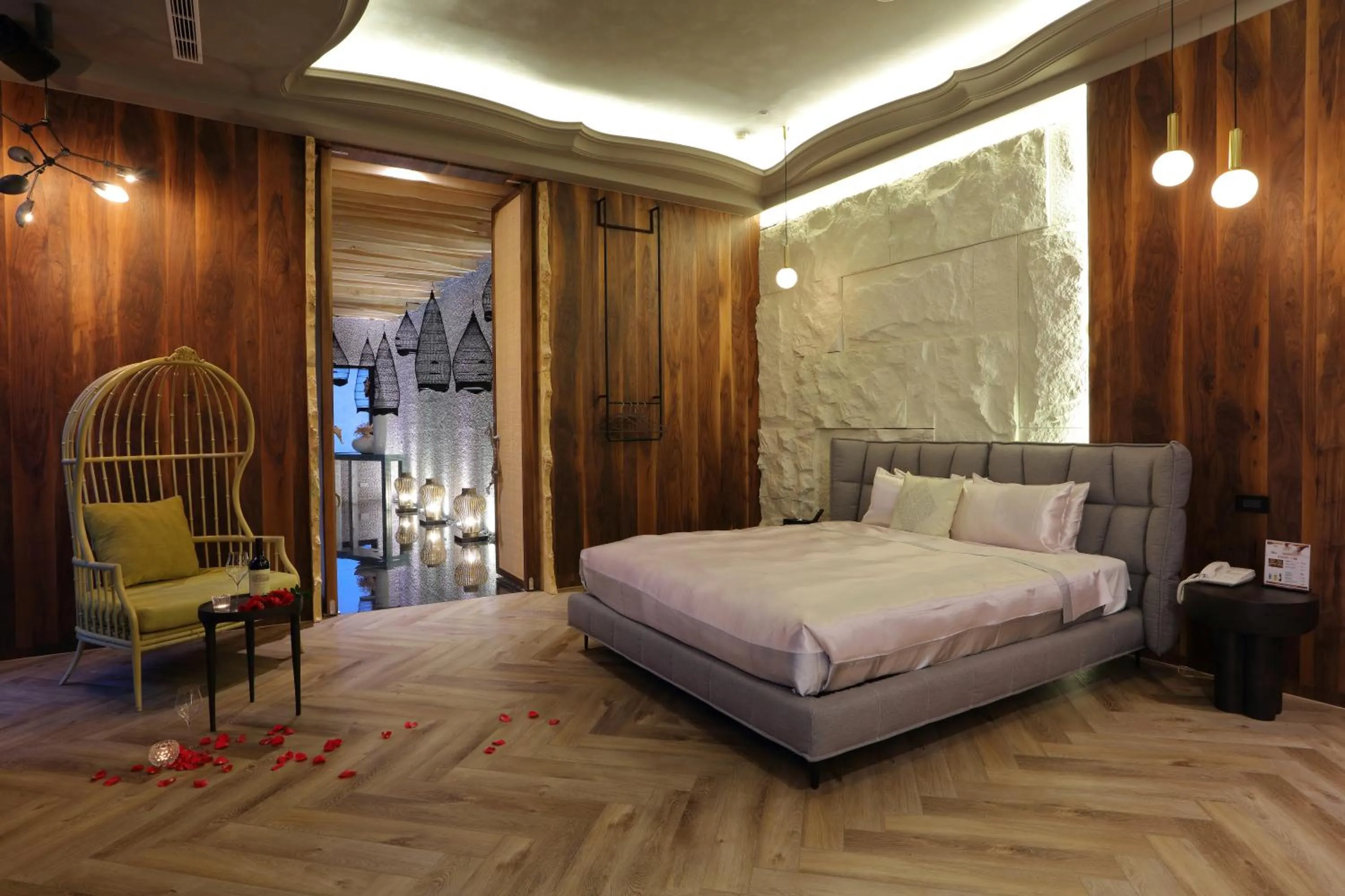 Bed in 沐蘭精品旅館-台北大直館 Mulan Boutique Hotel