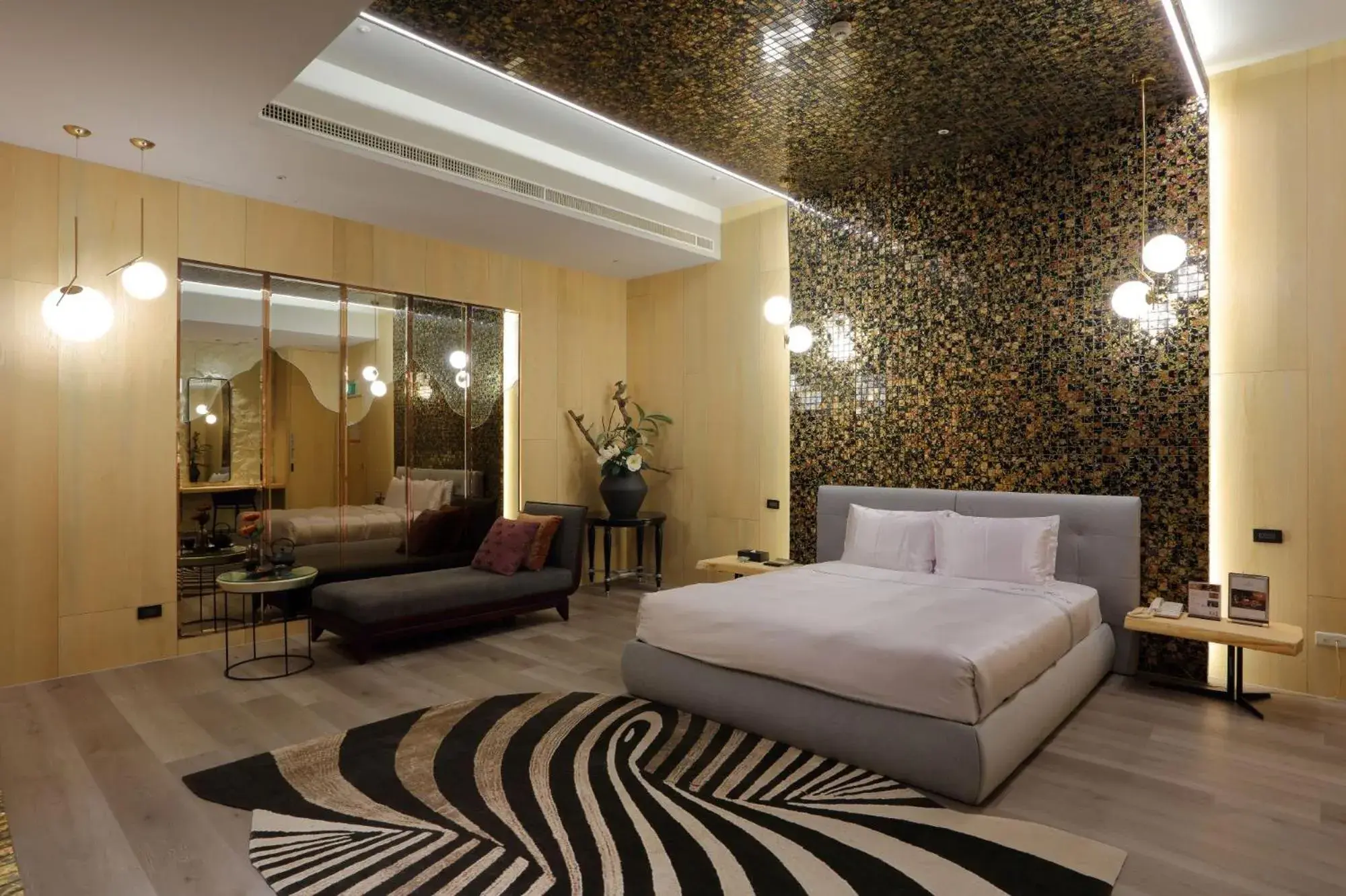 Bed in 沐蘭精品旅館-台北大直館 Mulan Boutique Hotel Bed in 沐蘭精品旅館-台北大直館 Mulan Boutique Hotel